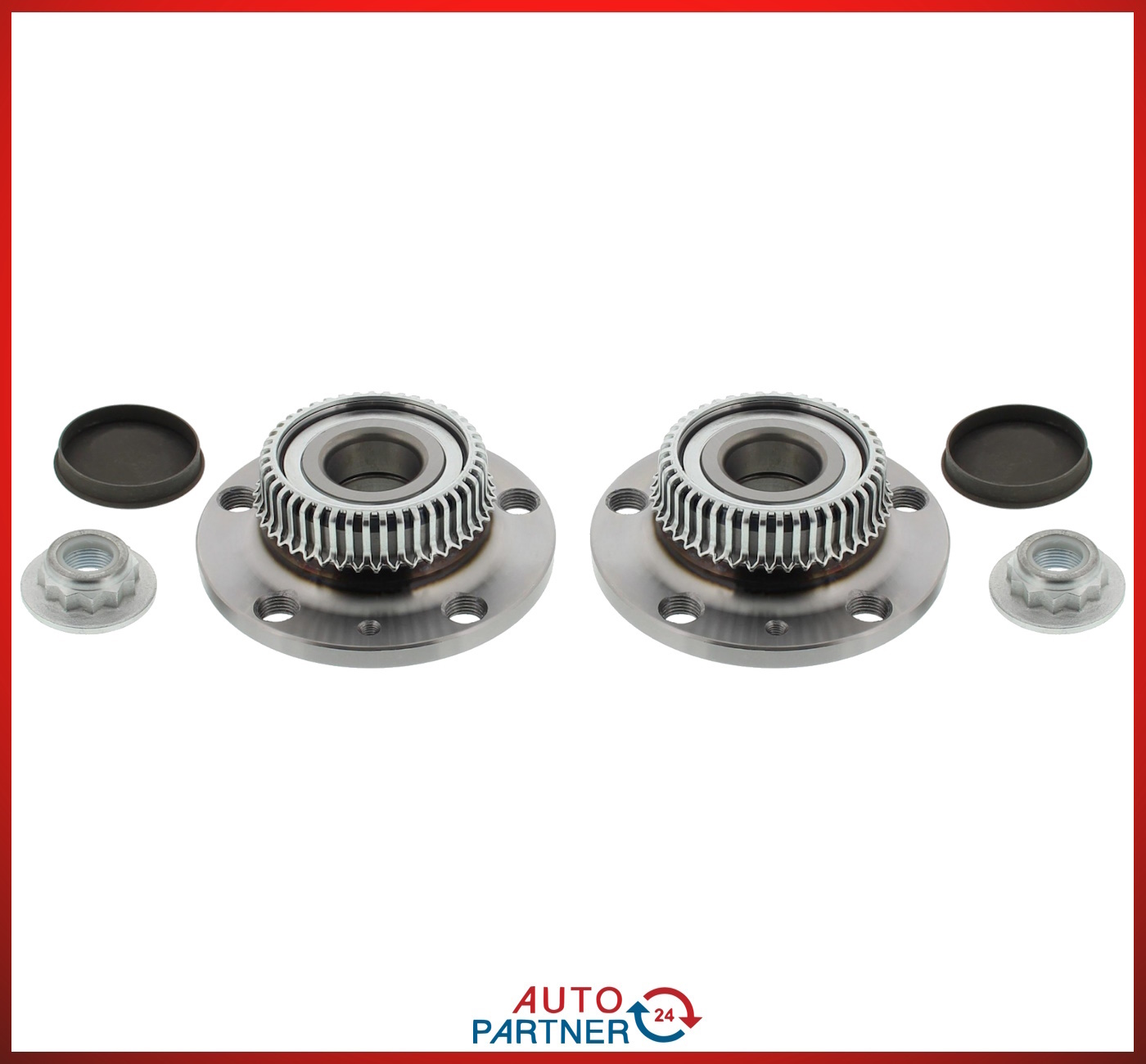 Kit Complet De Roulement De Roue NTY KLT-VW-004 - Pour AUDI, SEAT, SKODA, VW - Inclut Moyeu, Côté Gauche