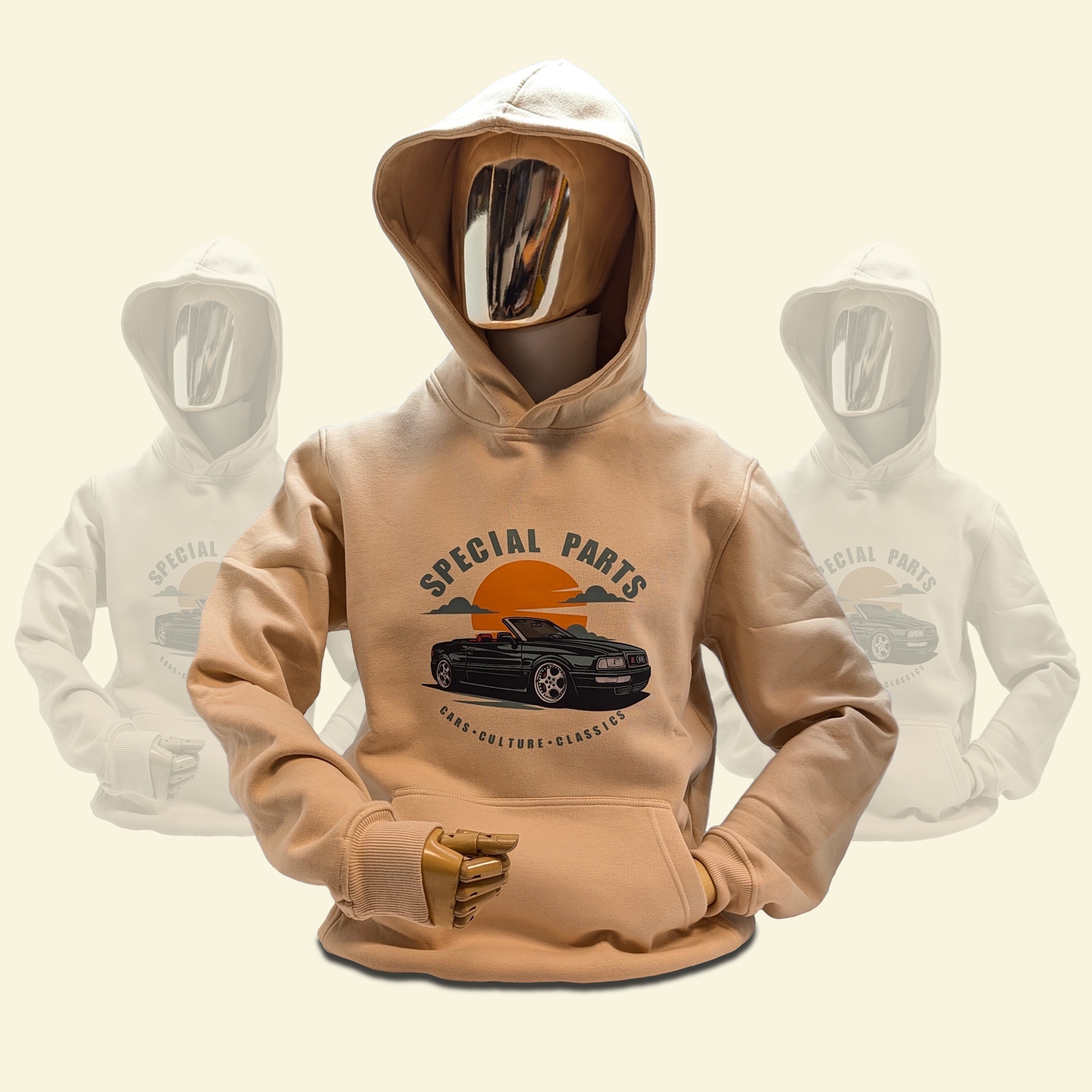 Hoodies beige