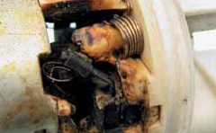 defekte Kraftstoffpumpe