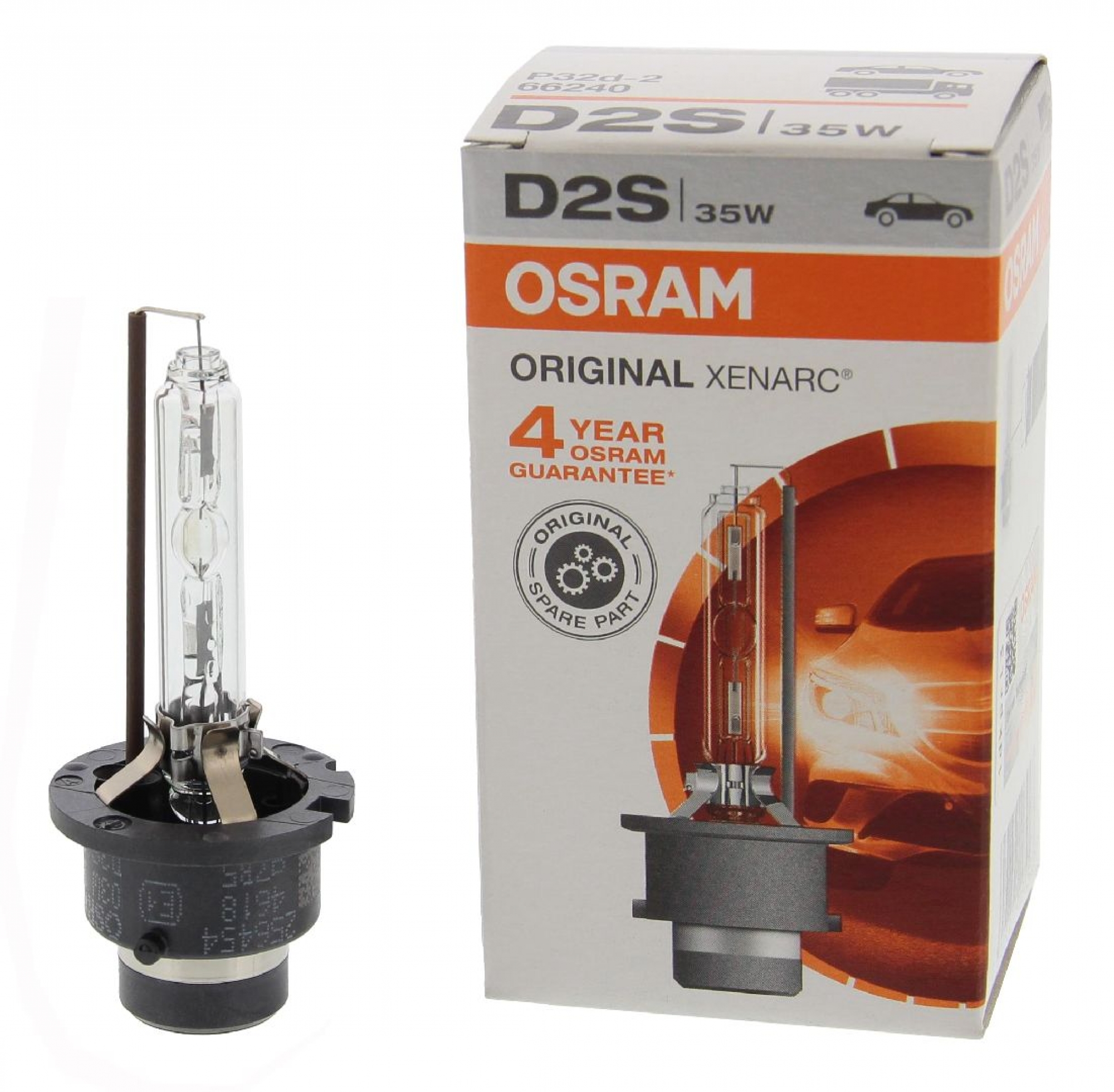 OSRAM XENARC ORIGINAL (66240), D2S, Glühlampe, Fernscheinwerfer