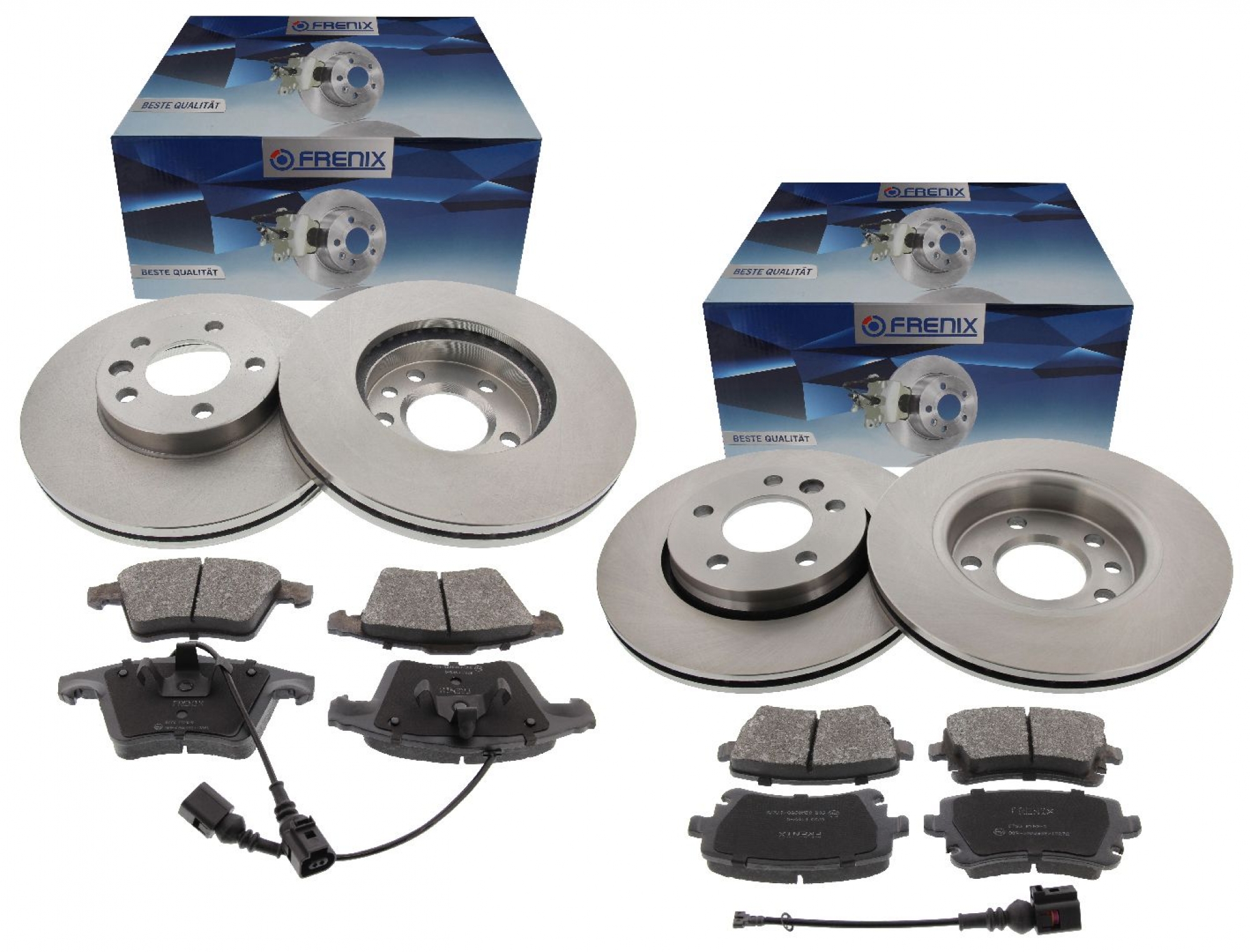 Frenix Bremsensatz, VA + HA, VW Multivan, Transporter