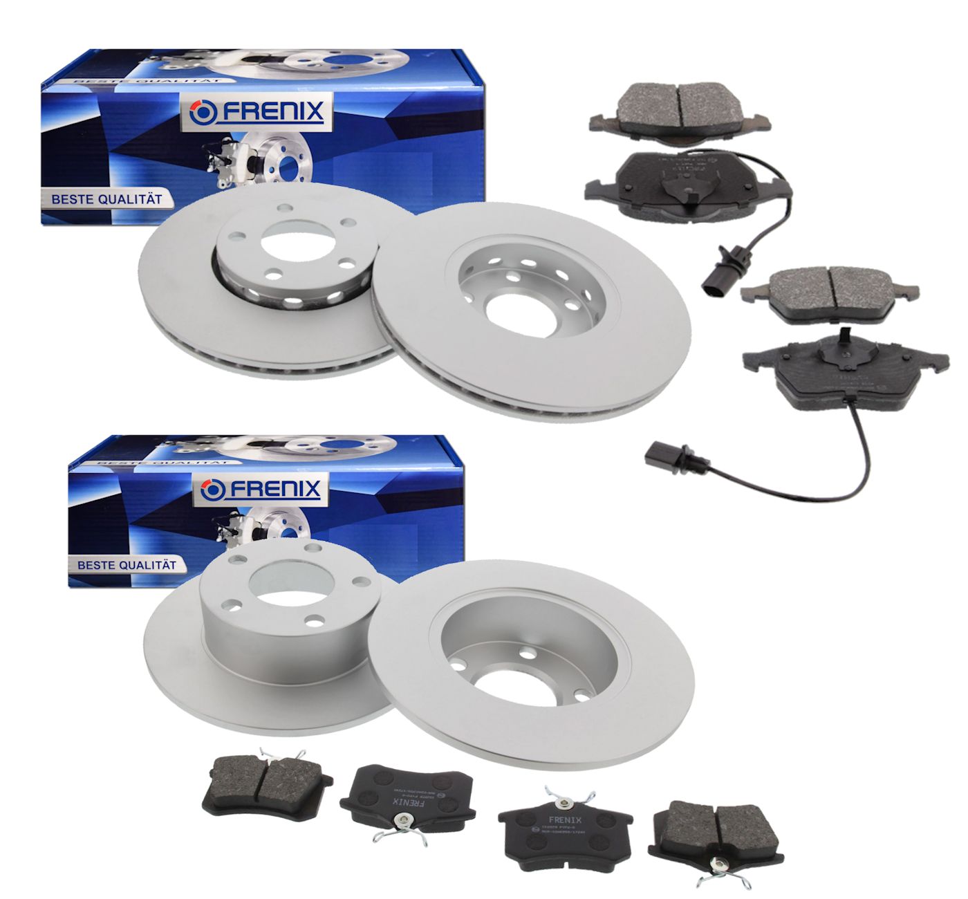 Frenix Bremsensatz, VA + HA, Audi A6, VW Passat