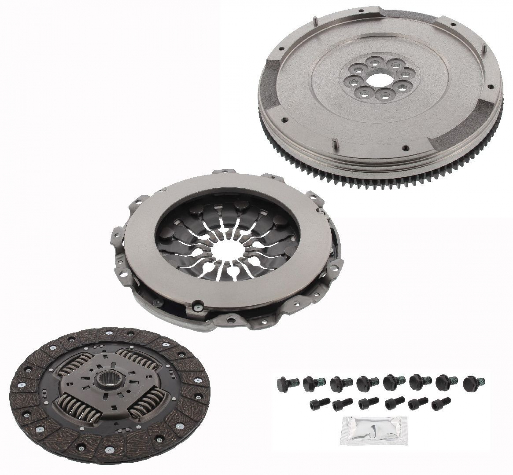 Kupplungs-Umrüstungssatz von Zweimassenschwungrad auf Einmassenschwungrad, Ford