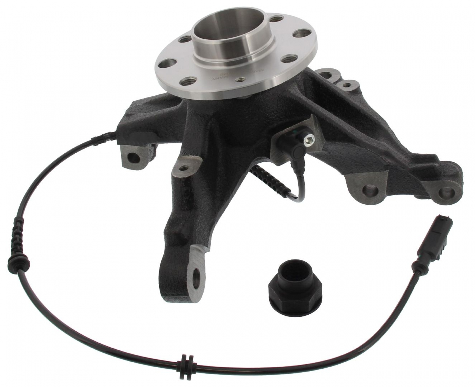 VORMONTIERTER Reparatursatz, Achsschenkel, Vorderachse links, für OPEL CORSA D