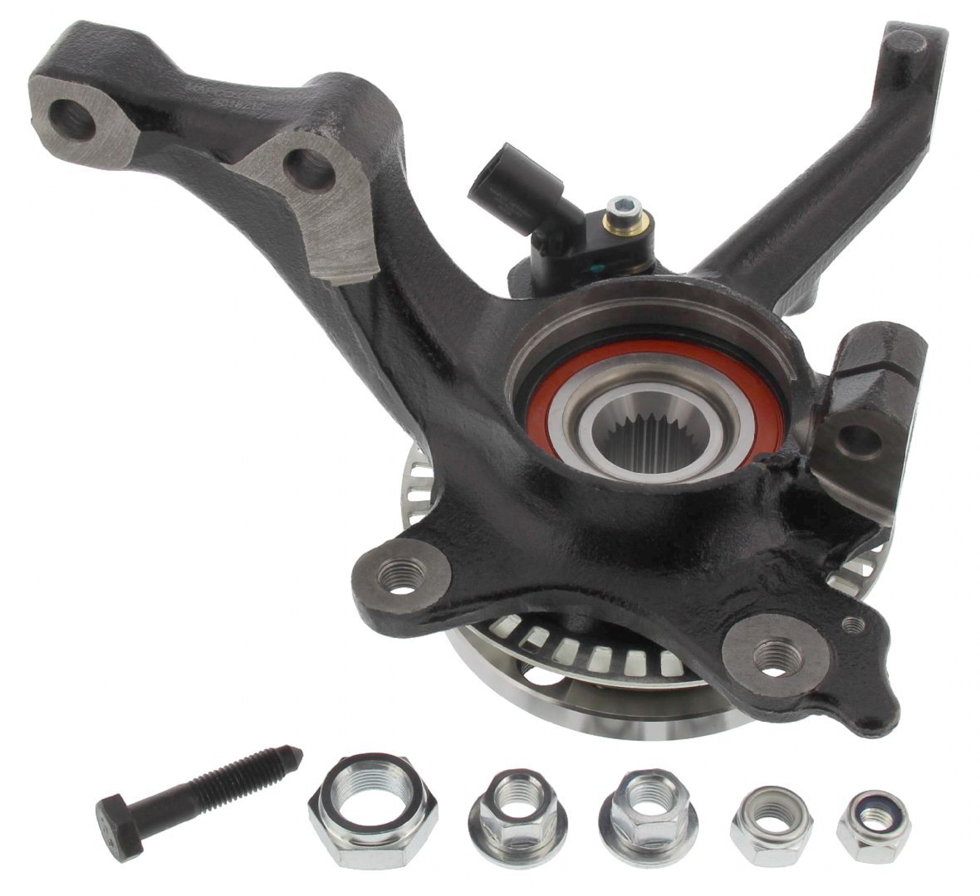 VORMONTIERTER Reparatursatz, Achsschenkel, VA rechts, VW Golf 2/3 mit ABS 5 x 100