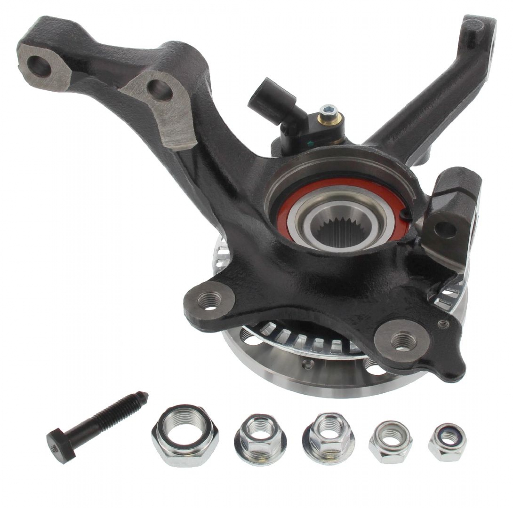 VORMONTIERTER Reparatursatz, Achsschenkel, VA rechts, VW Golf 2/3 mit ABS 5 x 112