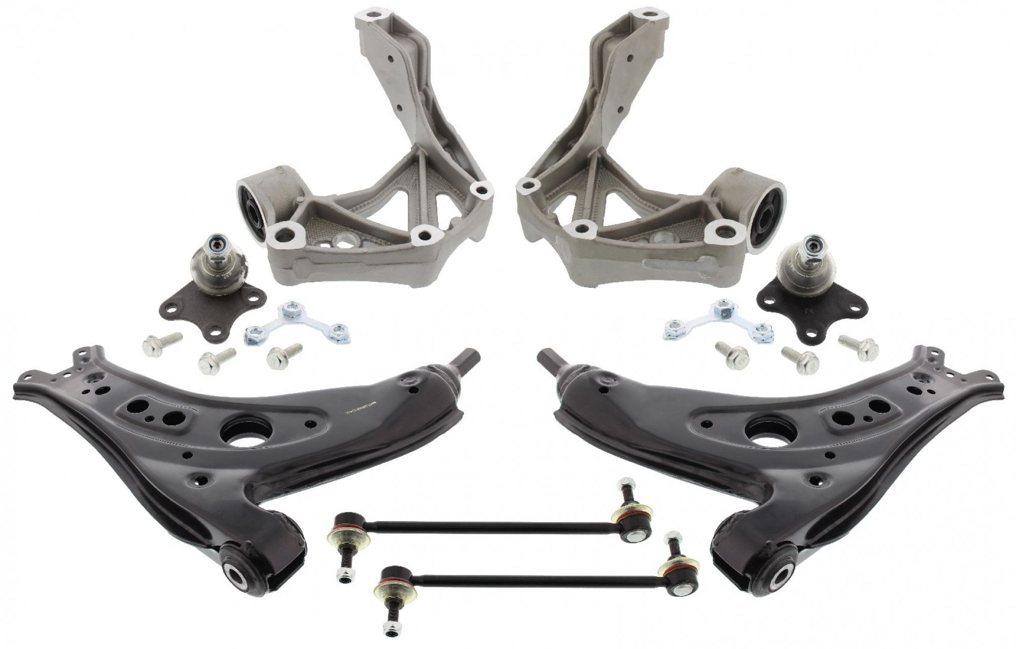 Reparatursatz, Achsschenkel mit Koppelstangen Vorderachse, für SEAT IBIZA III, SKODA FABIA I