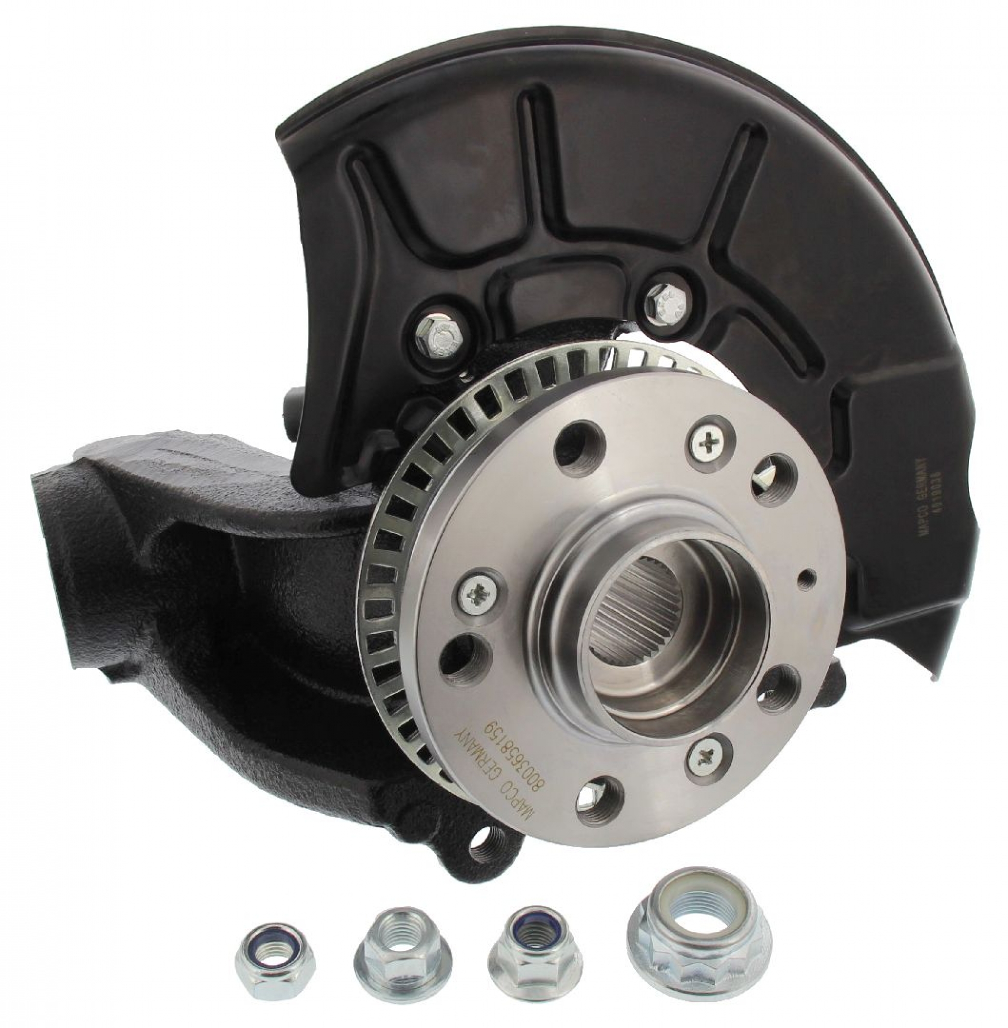 VORMONTIERTER Reparatursatz, Achsschenkel, Vorderachse links, für Audi A3, SEAT LEON, SKODA OCTAVIA I