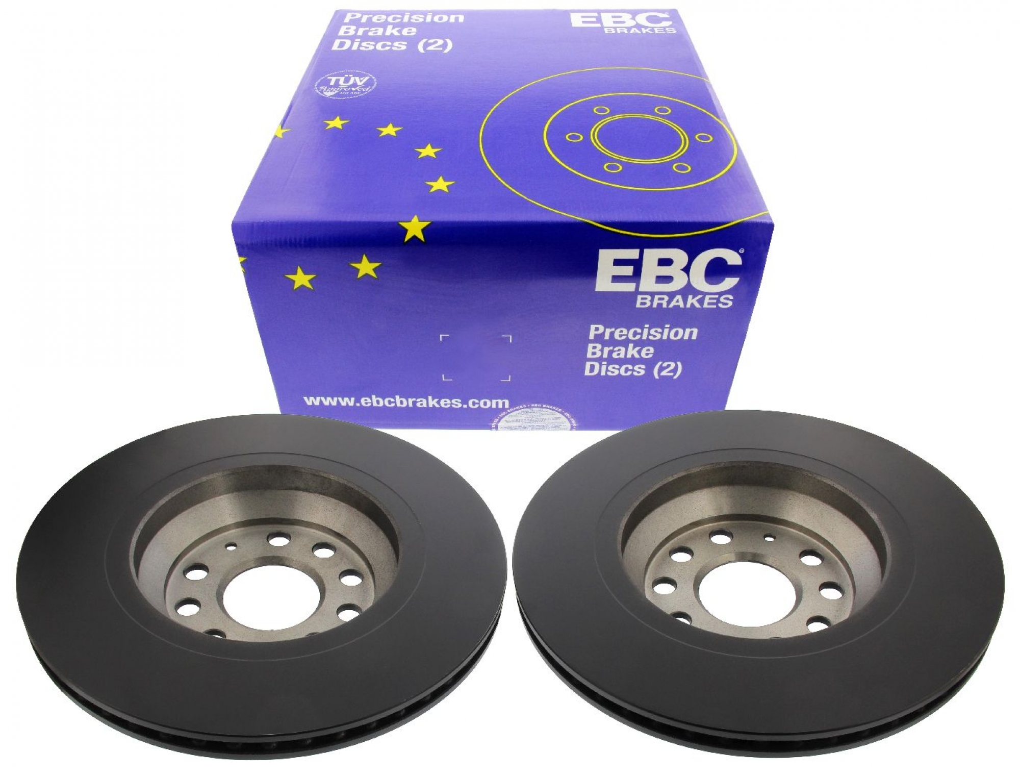 EBC-Bremsscheiben, Premium Sportbremsscheiben, 2-teilig, HA, Audi, Seat, Skoda, VW