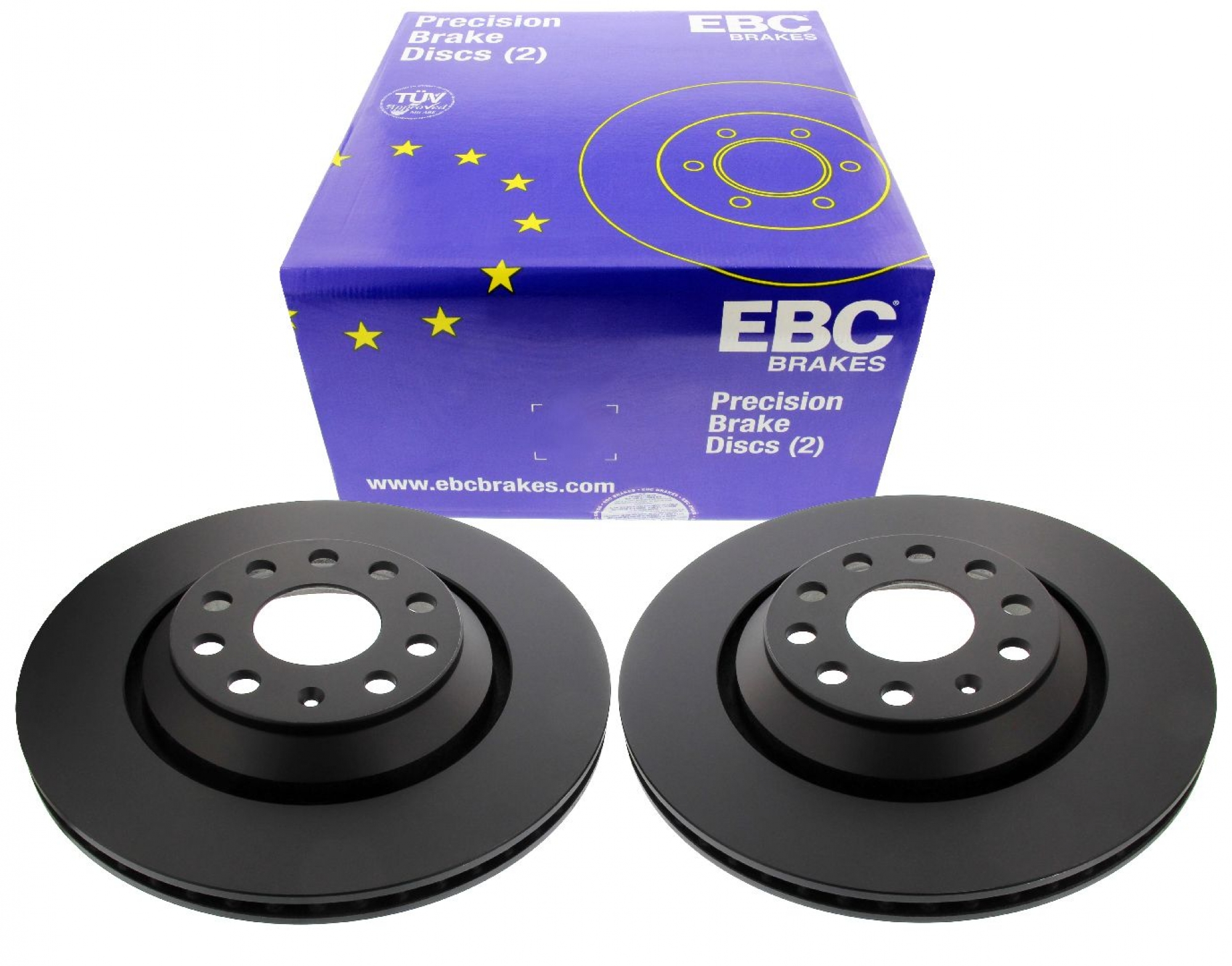 EBC-Bremsscheiben, Premium Sportbremsscheiben, 2-teilig, HA, Audi, Seat, Skoda, VW