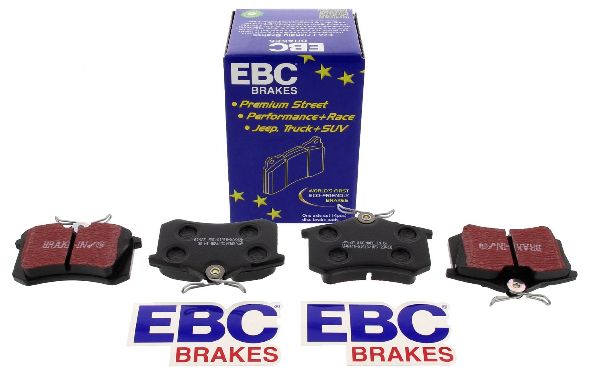 EBC-Bremsbeläge, Blackstuff, Achssatz, HA, VW Golf 2/ 3, Corrado G60 Bremse