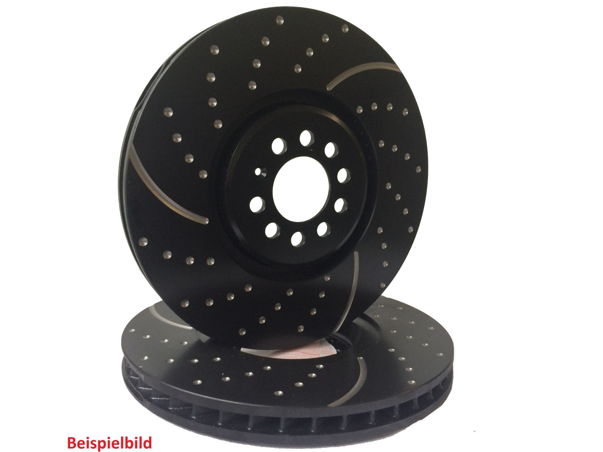 EBC-Bremsscheiben, Turbo Groove Disc Black (2-teilig), VA, Ford