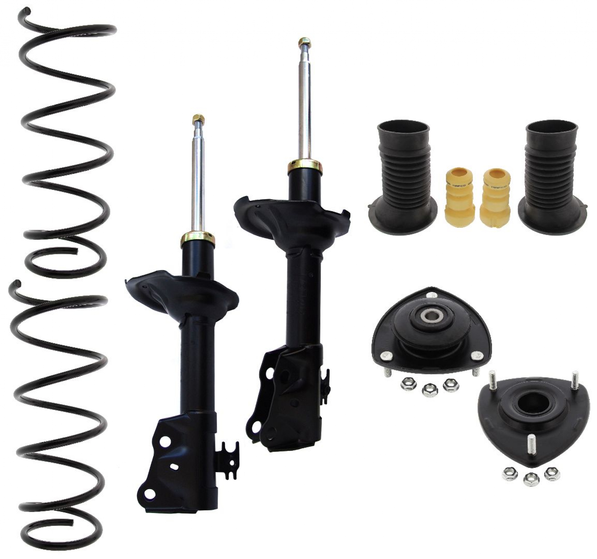 Montagesatz, Stoßdämpfer, VA, TOYOTA YARIS