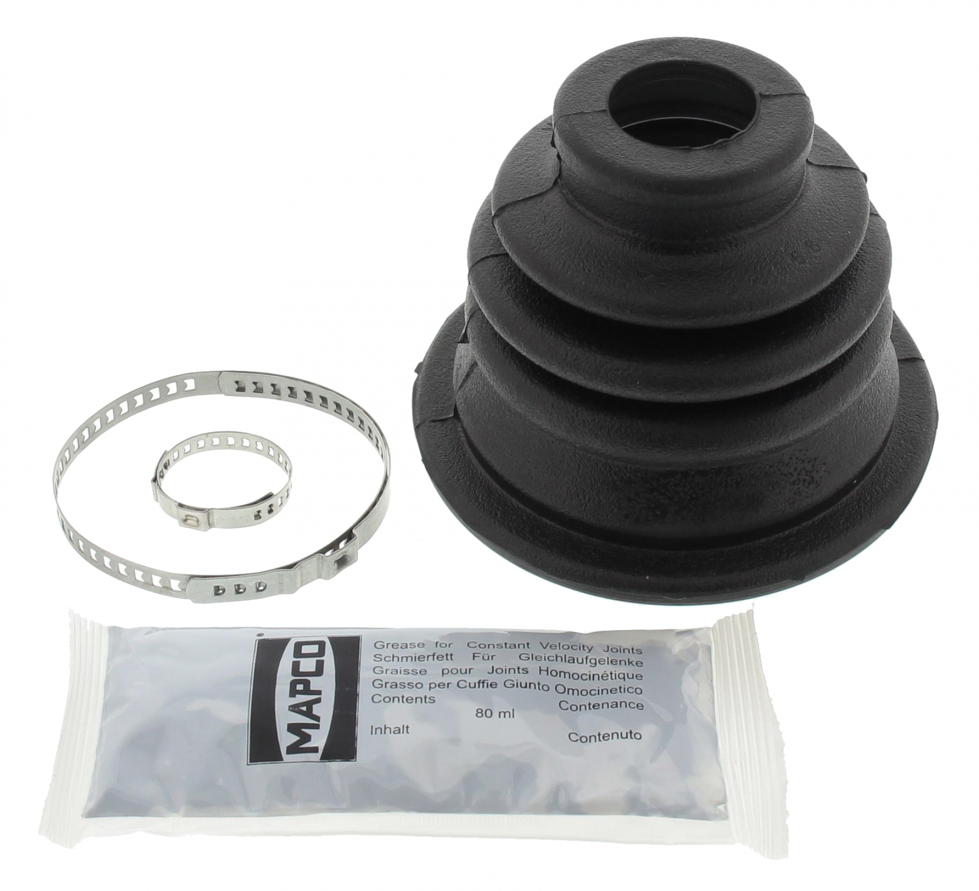 Faltenbalgsatz, Antriebswelle, Vorderachse links, getriebeseitig, Satz, RENAULT