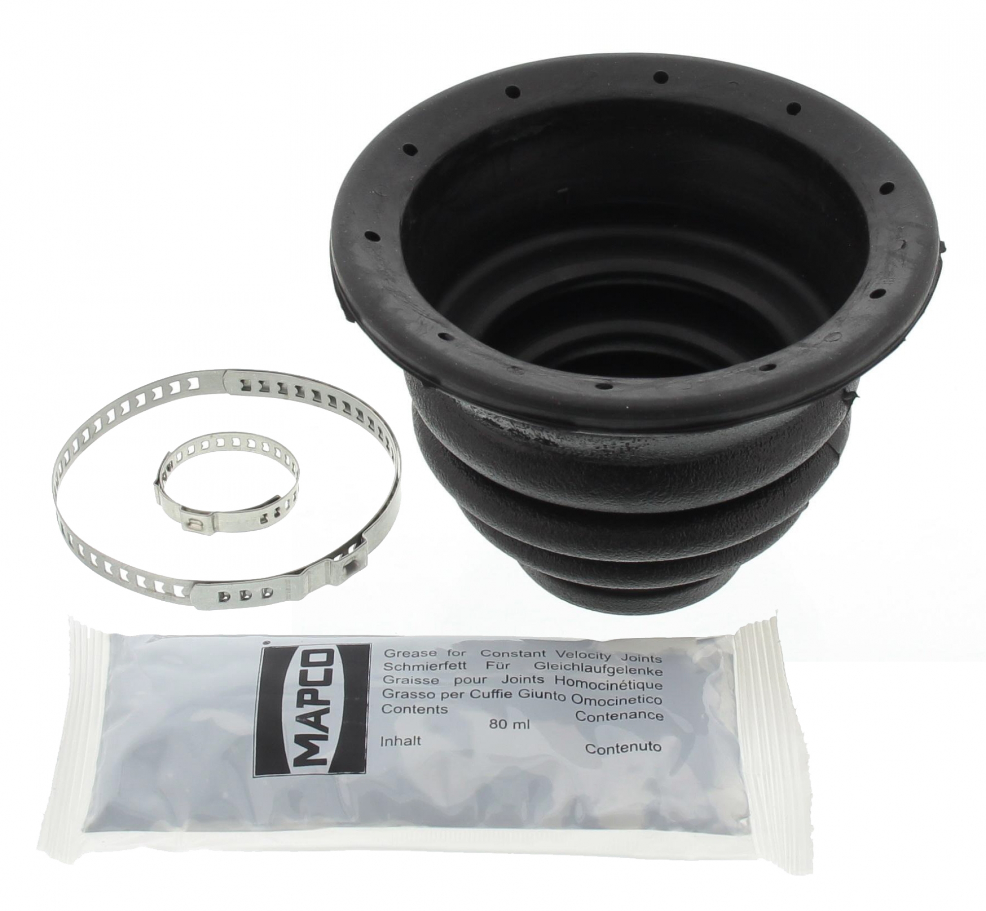 Faltenbalgsatz, Antriebswelle, Vorderachse links, getriebeseitig, Satz, RENAULT