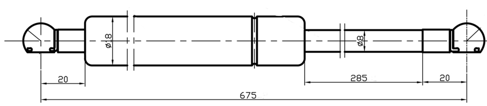Gasfeder, Motorhaube, ALFA ROMEO