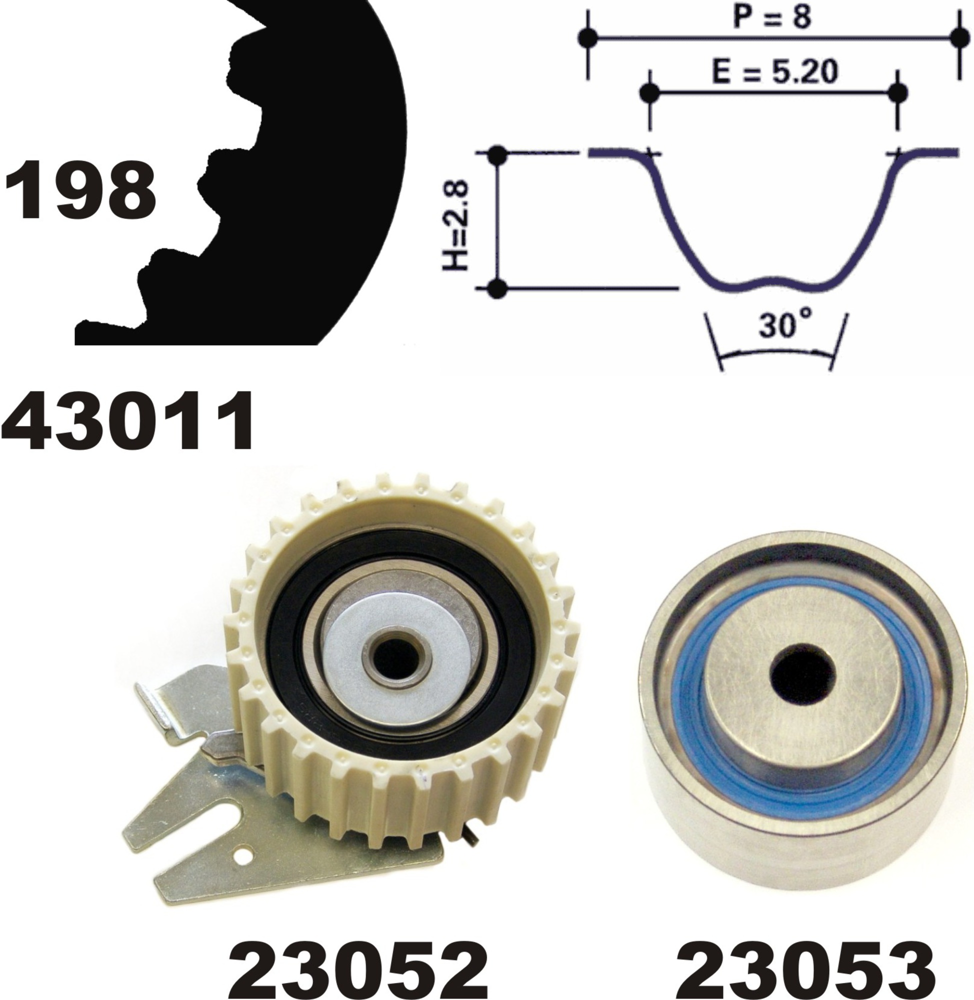 Zahnriemensatz, Satz, ALFA ROMEO, LANCIA