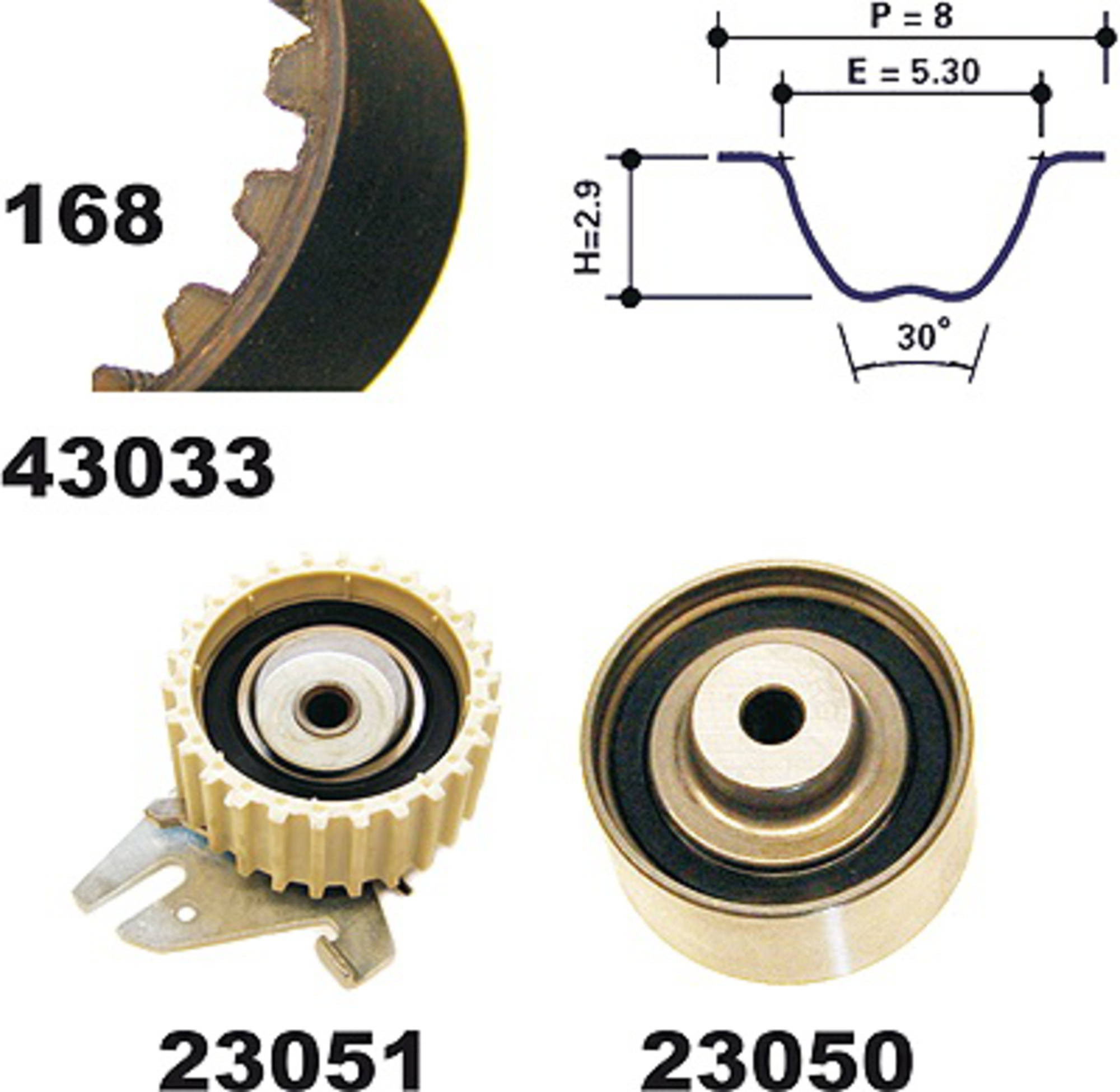 Zahnriemensatz, Satz, ALFA ROMEO, FIAT, LANCIA