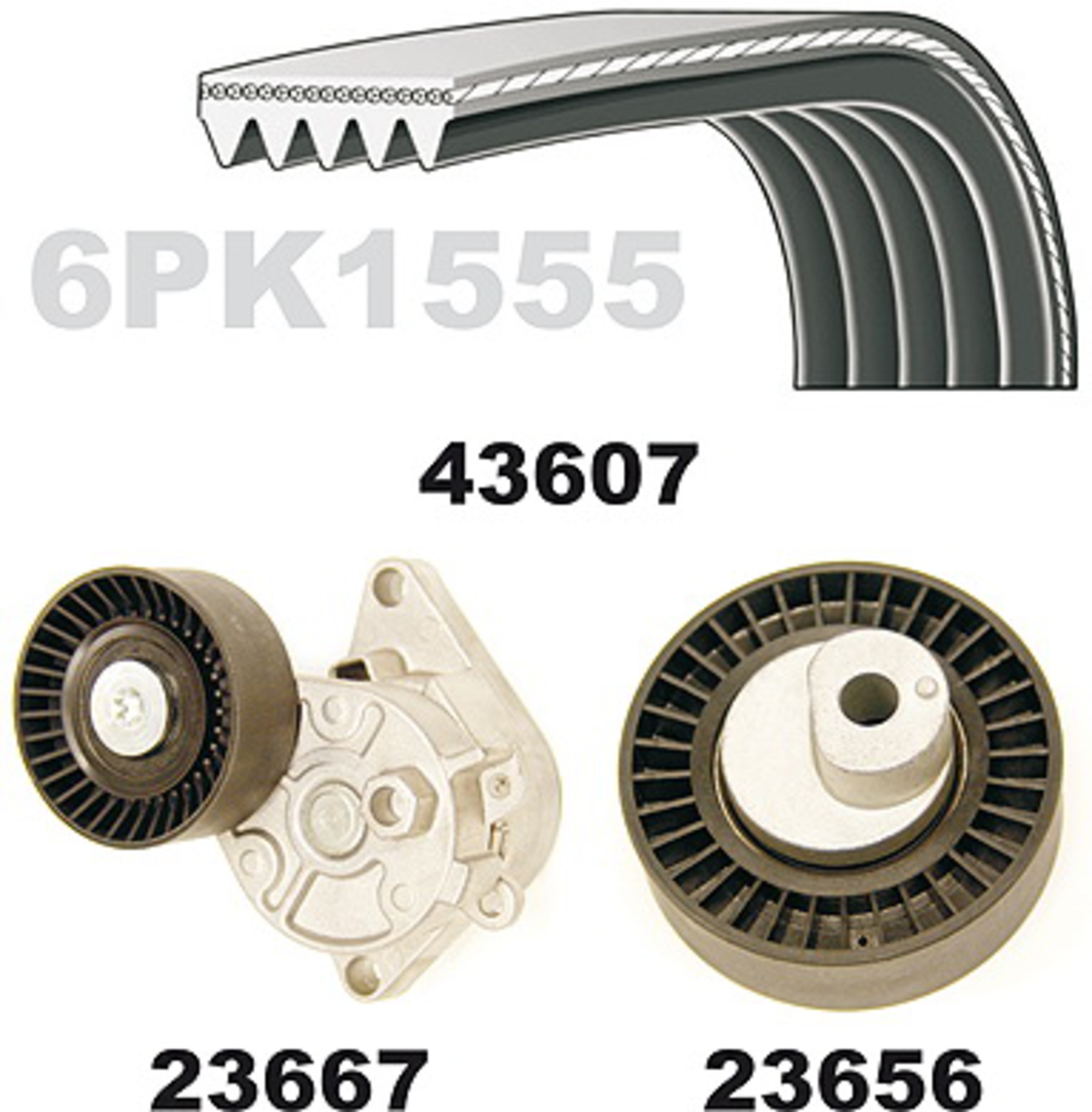 Keilrippenriemensatz, Satz, BMW