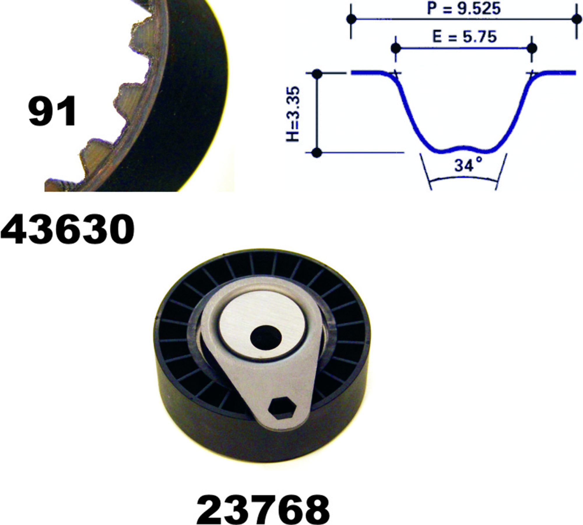 Zahnriemensatz, Satz, FORD