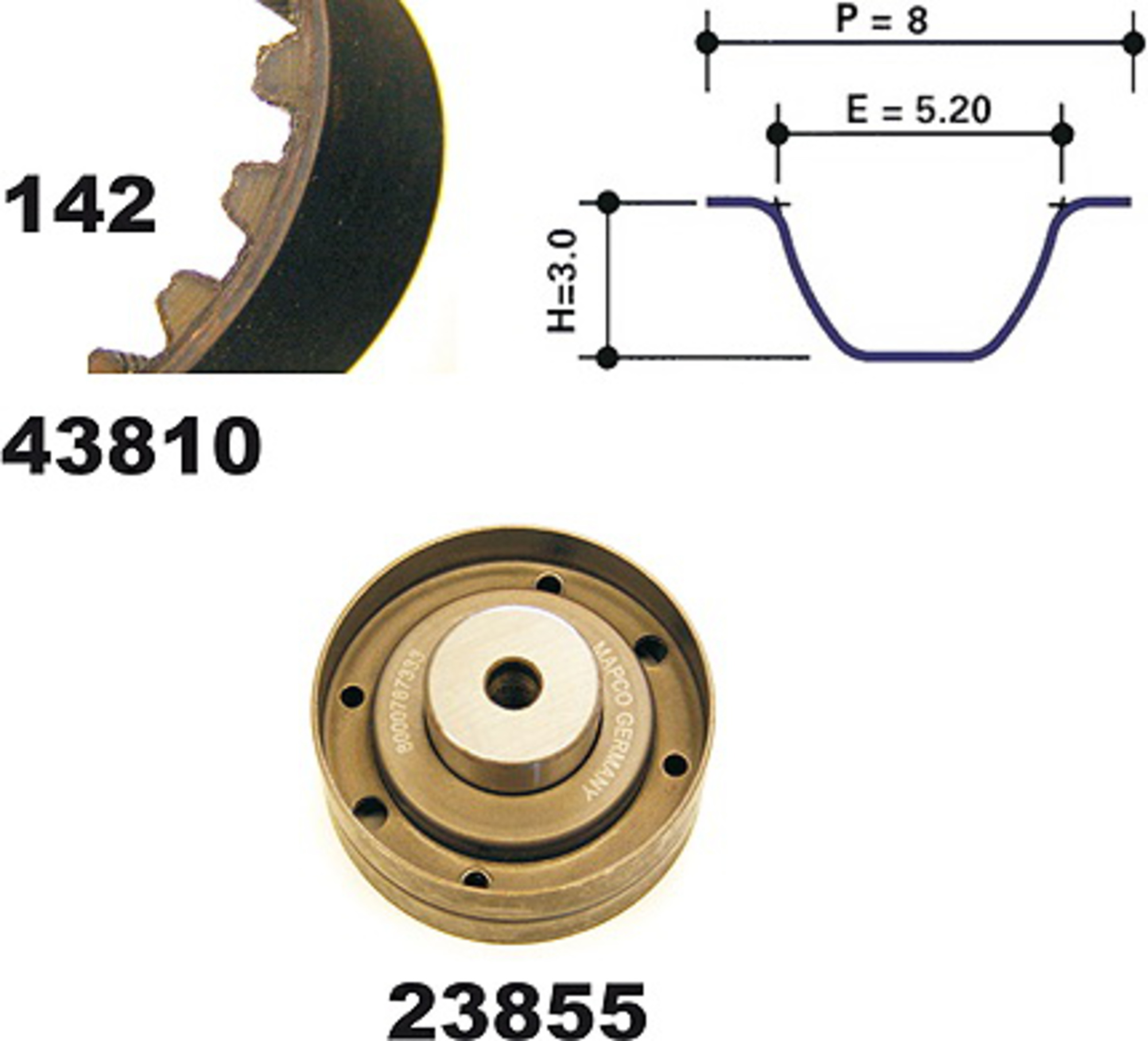 Zahnriemensatz, Satz, AUDI