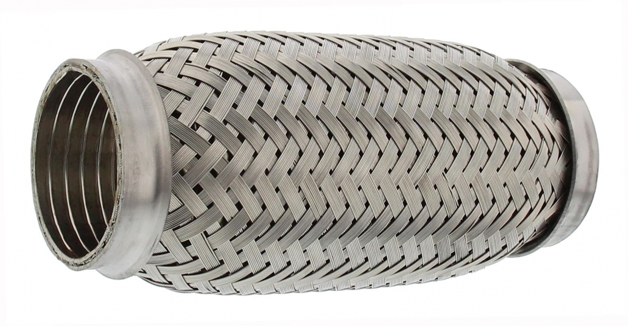 Universal-Flexrohr, Abgasanlage Flexrohr, 150 x 45 mm, ohne Anschlussrohr