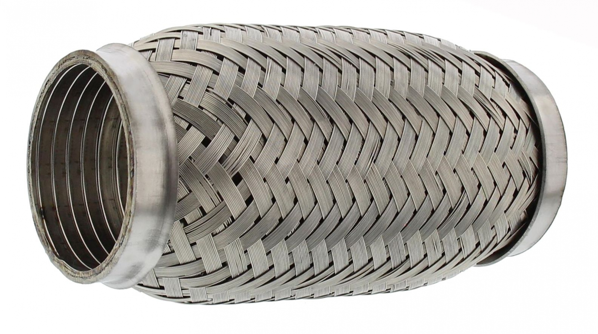 Universal-Flexrohr, Abgasanlage Flexrohr, 150 x 55 mm, ohne Anschlussrohr