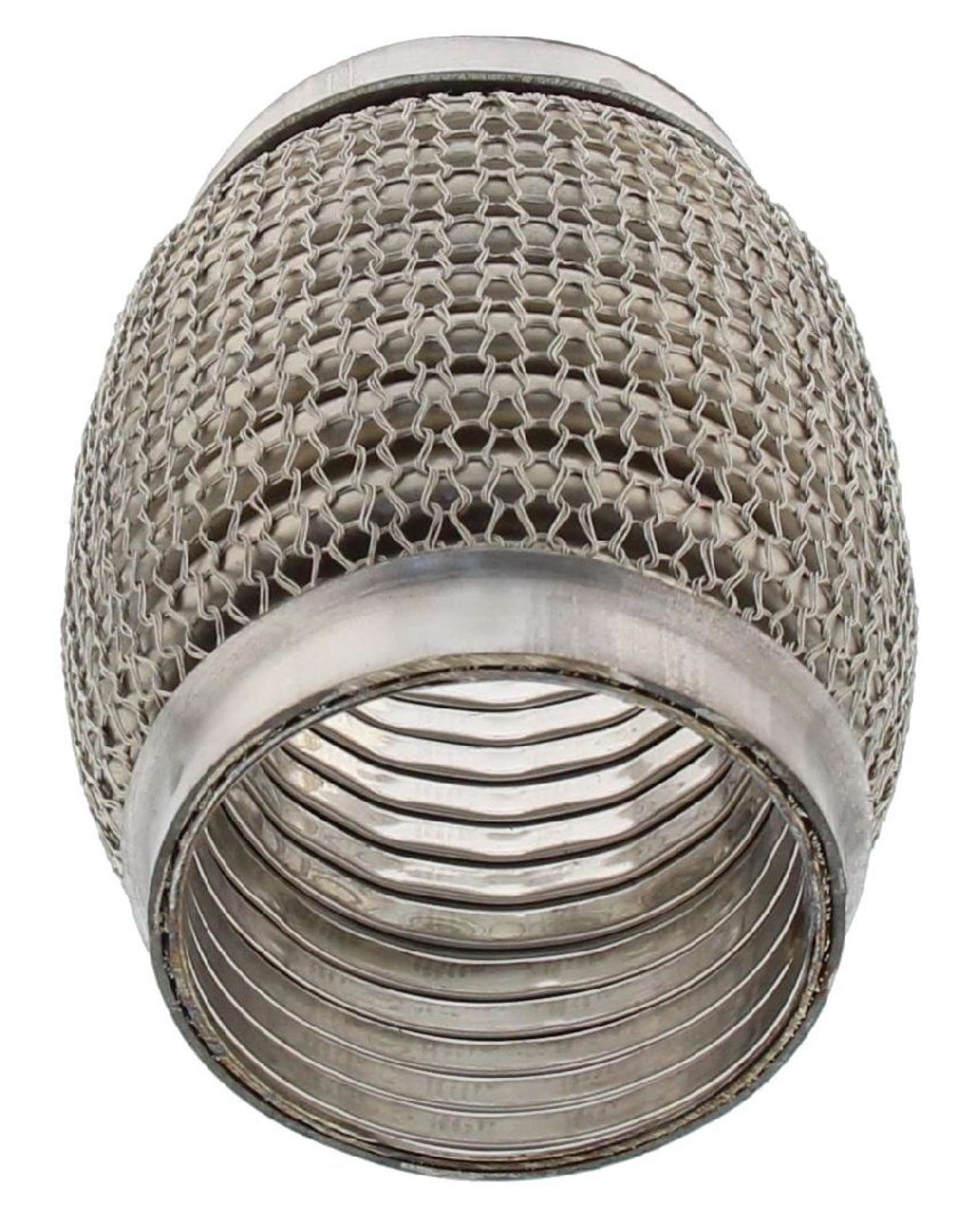 Universal-Soft-Flexrohr, Abgasanlage Flexrohr, 100 x 55 mm, ohne Anschlussrohr