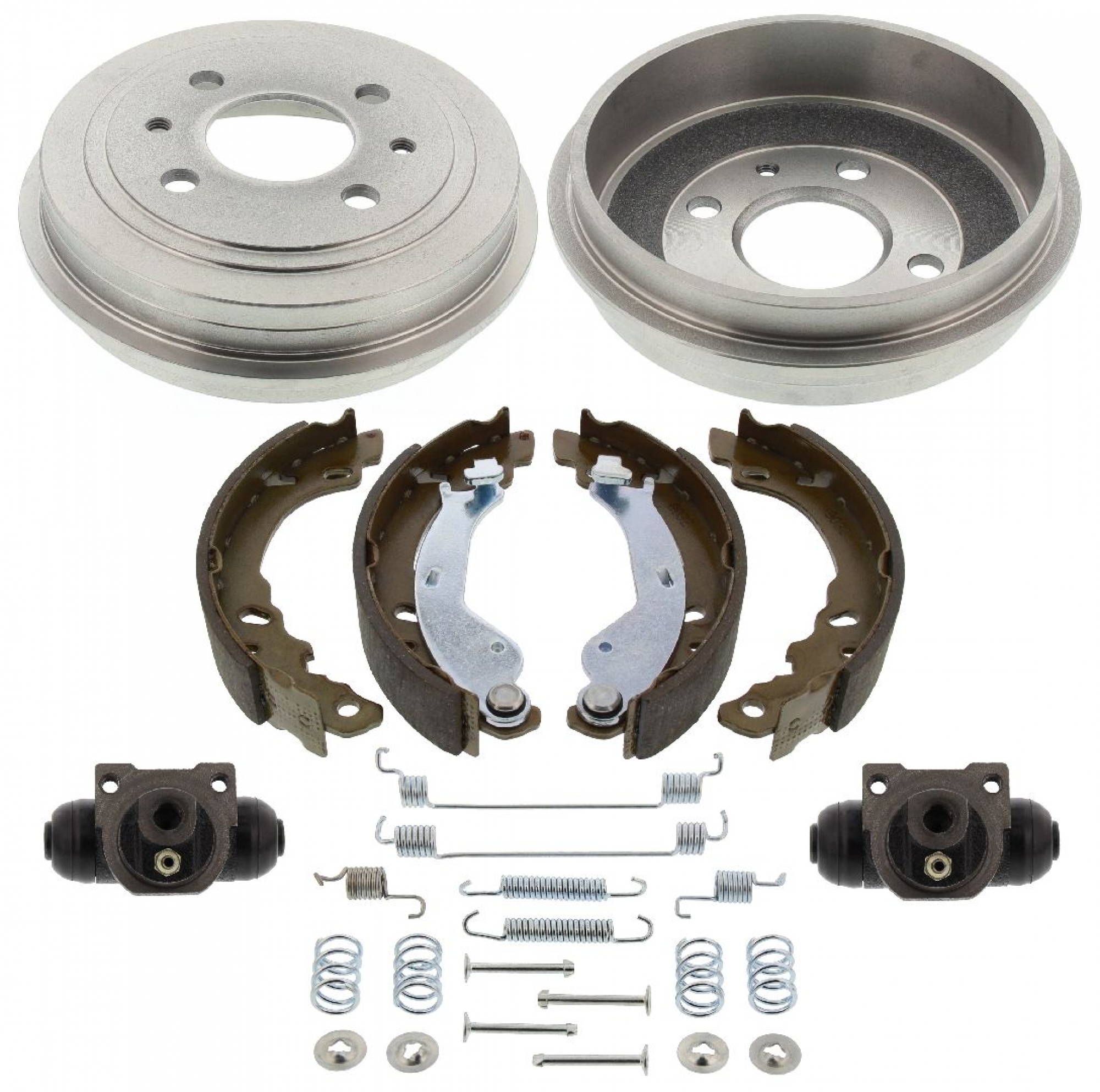 Bremsensatz, Trommelbremse, Hinterachse, Satz, FIAT, FORD