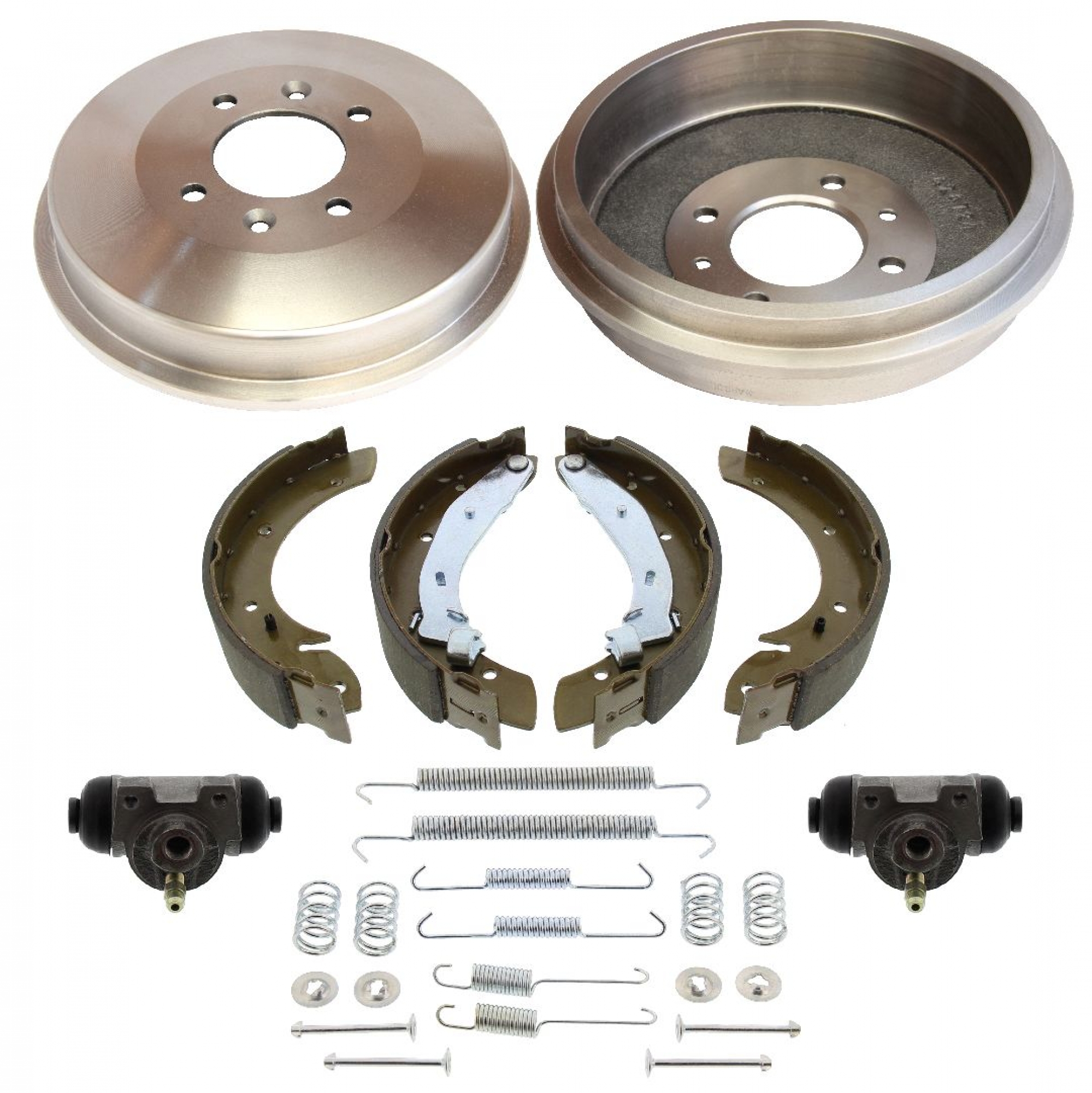 Bremsensatz, Trommelbremse, Hinterachse, Satz, CITROËN, PEUGEOT