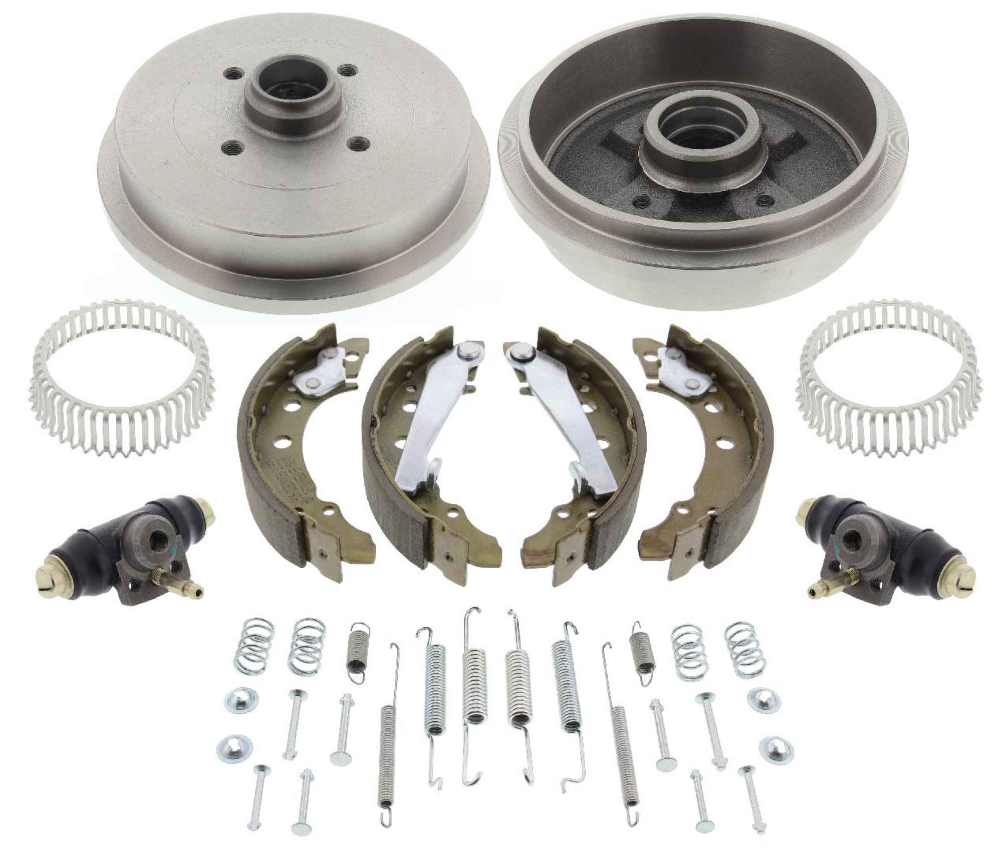 Bremsensatz, Trommelbremse, Satz, Hinterachse, VW