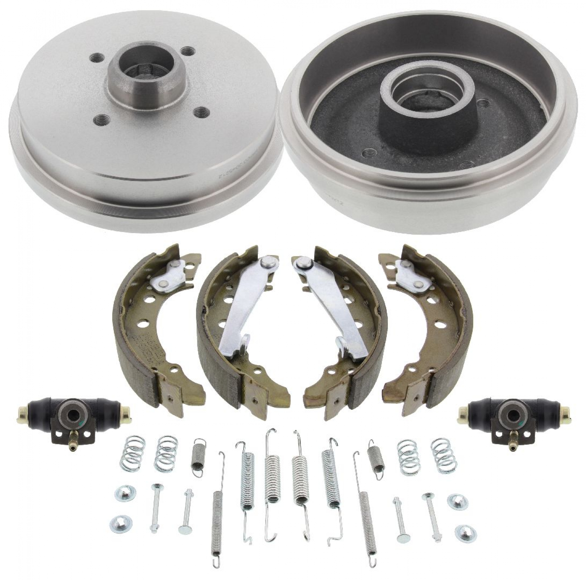 Bremsensatz, Trommelbremse, Hinterachse, Satz, AUDI, SEAT, VW