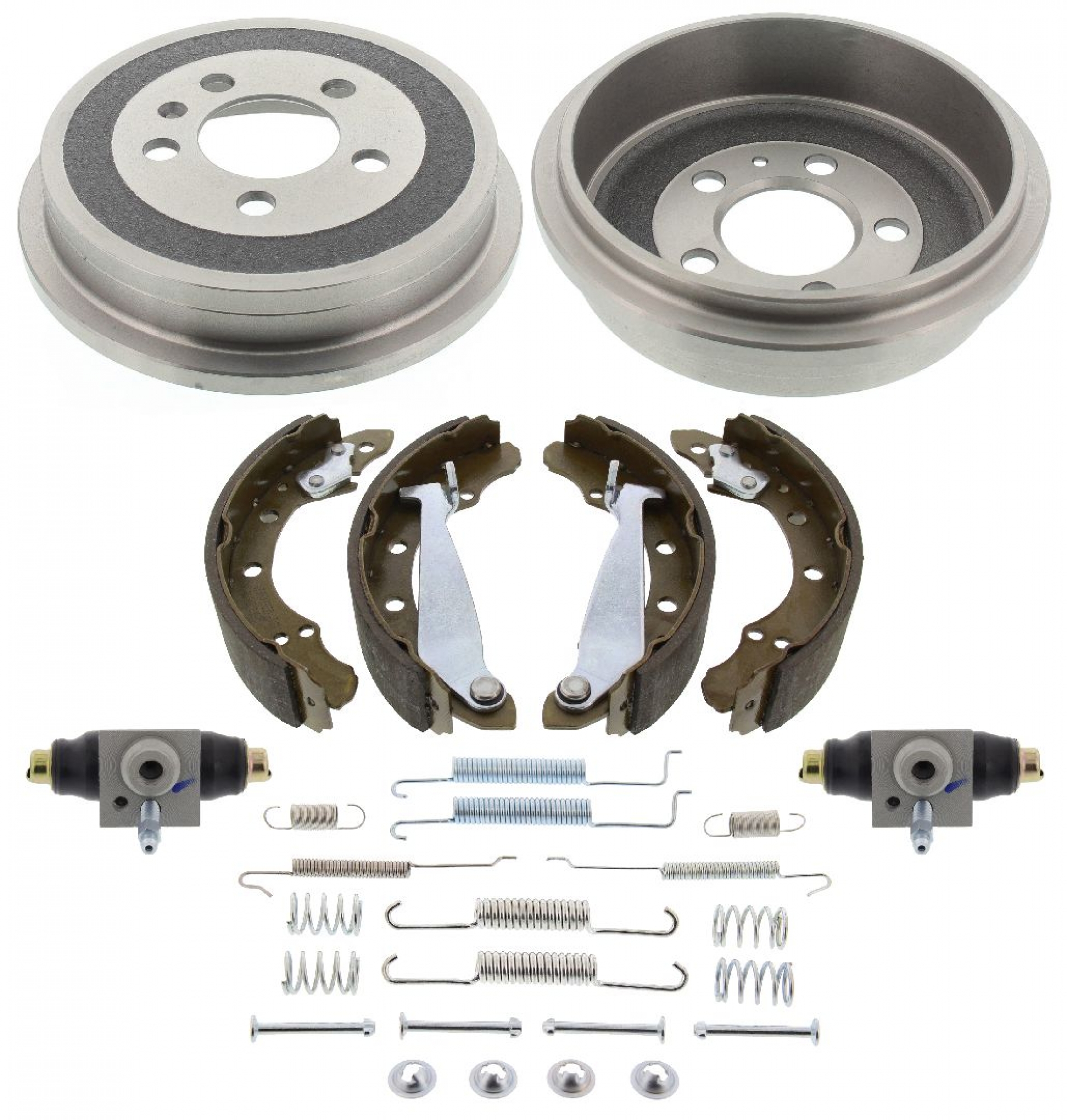 Bremsensatz, Trommelbremse, Hinterachse, Satz, AUDI, SEAT, VW