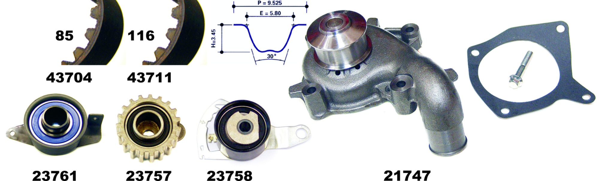 Wasserpumpe + Zahnriemensatz, Satz, FORD, MAZDA