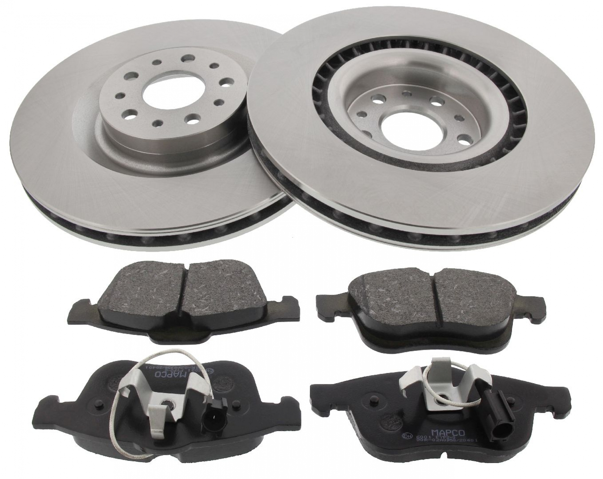 Bremsensatz, Scheibenbremse, Vorderachse, Satz, FIAT, OPEL, VAUXHALL