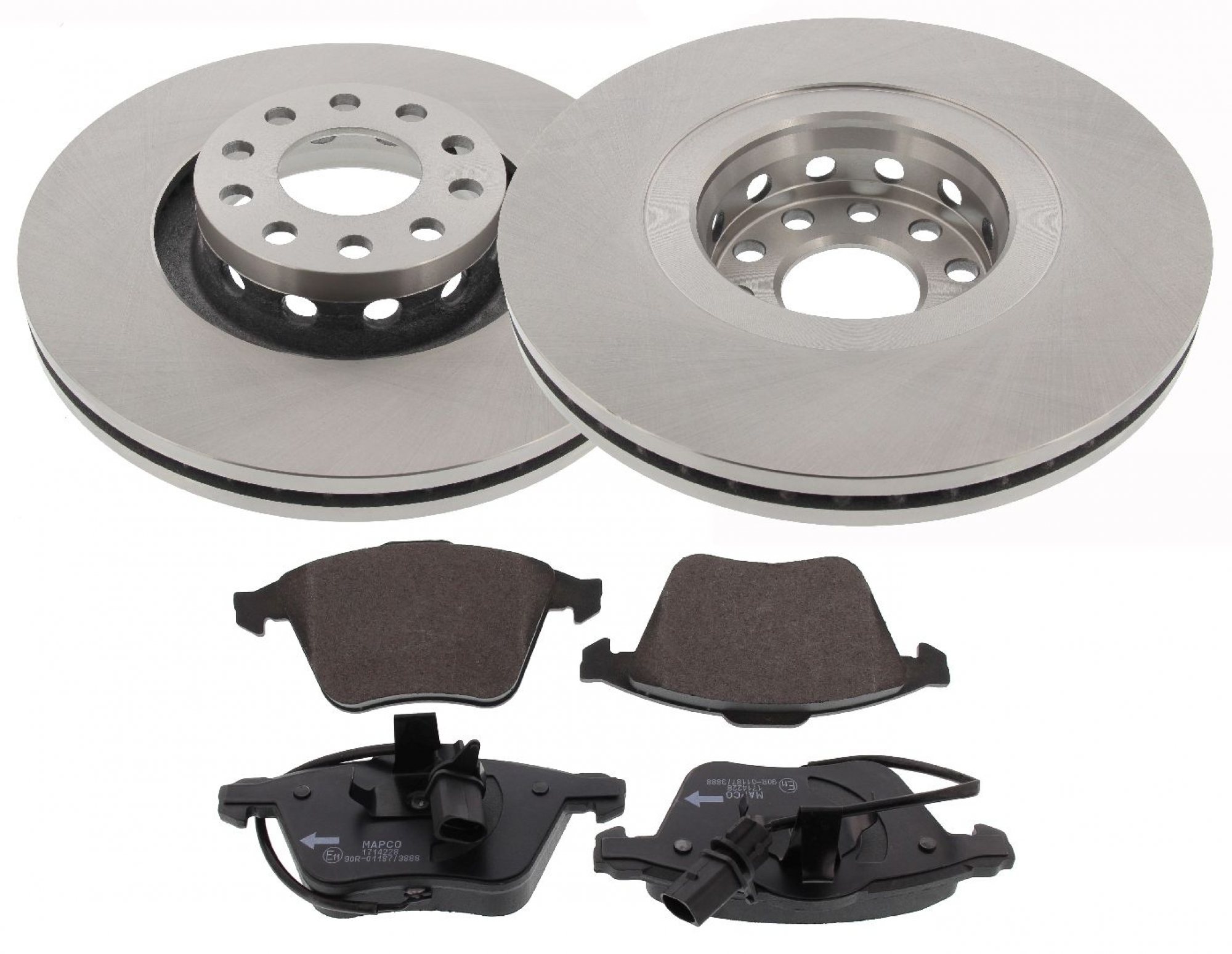 Bremsensatz, Scheibenbremse, Vorderachse, Satz, AUDI