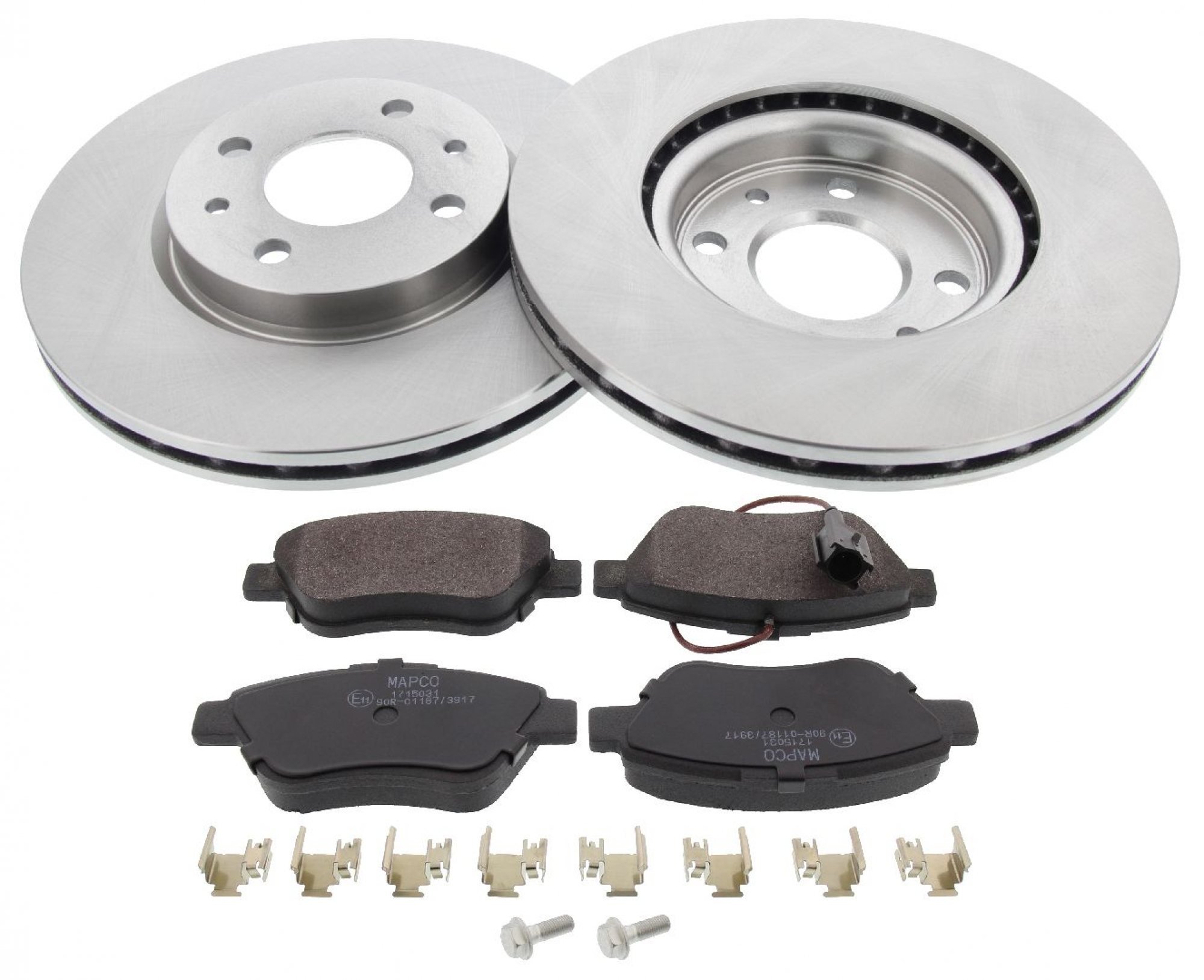 Bremsensatz, Scheibenbremse, Vorderachse, Satz, ALFA ROMEO, FIAT, LANCIA