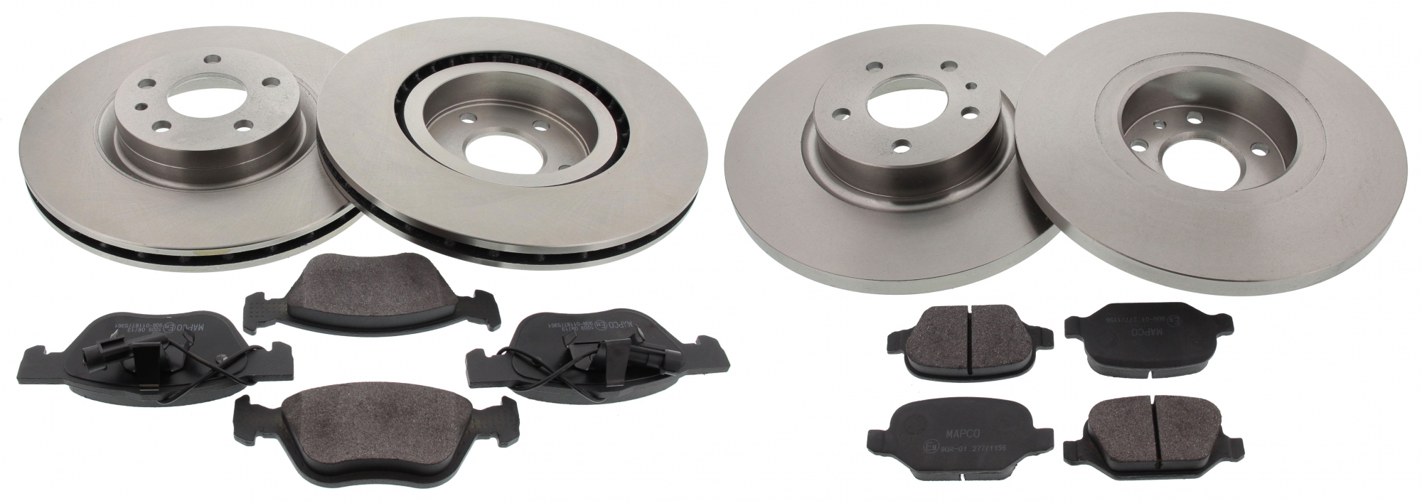 Bremsensatz, Scheibenbremse, Vorderachse, Hinterachse, Satz, ALFA ROMEO