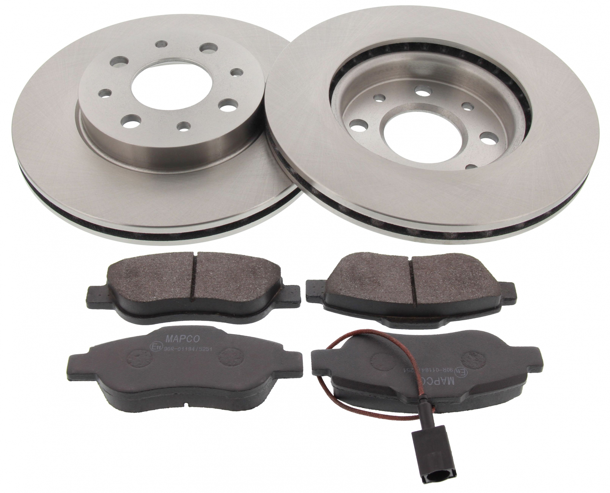 Bremsensatz, Scheibenbremse, Vorderachse, Satz, FIAT, FORD