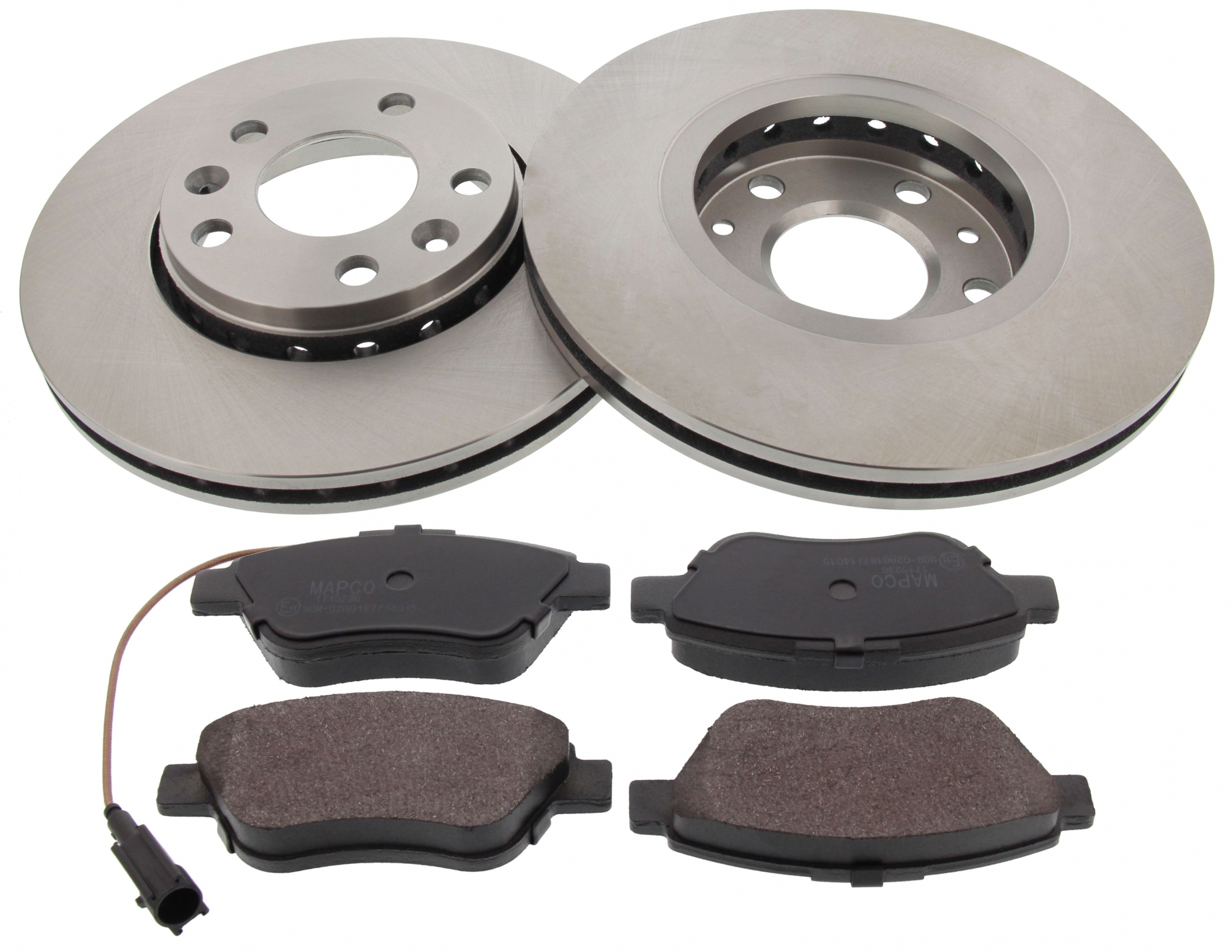 Bremsensatz, Scheibenbremse, Vorderachse, Satz, FIAT