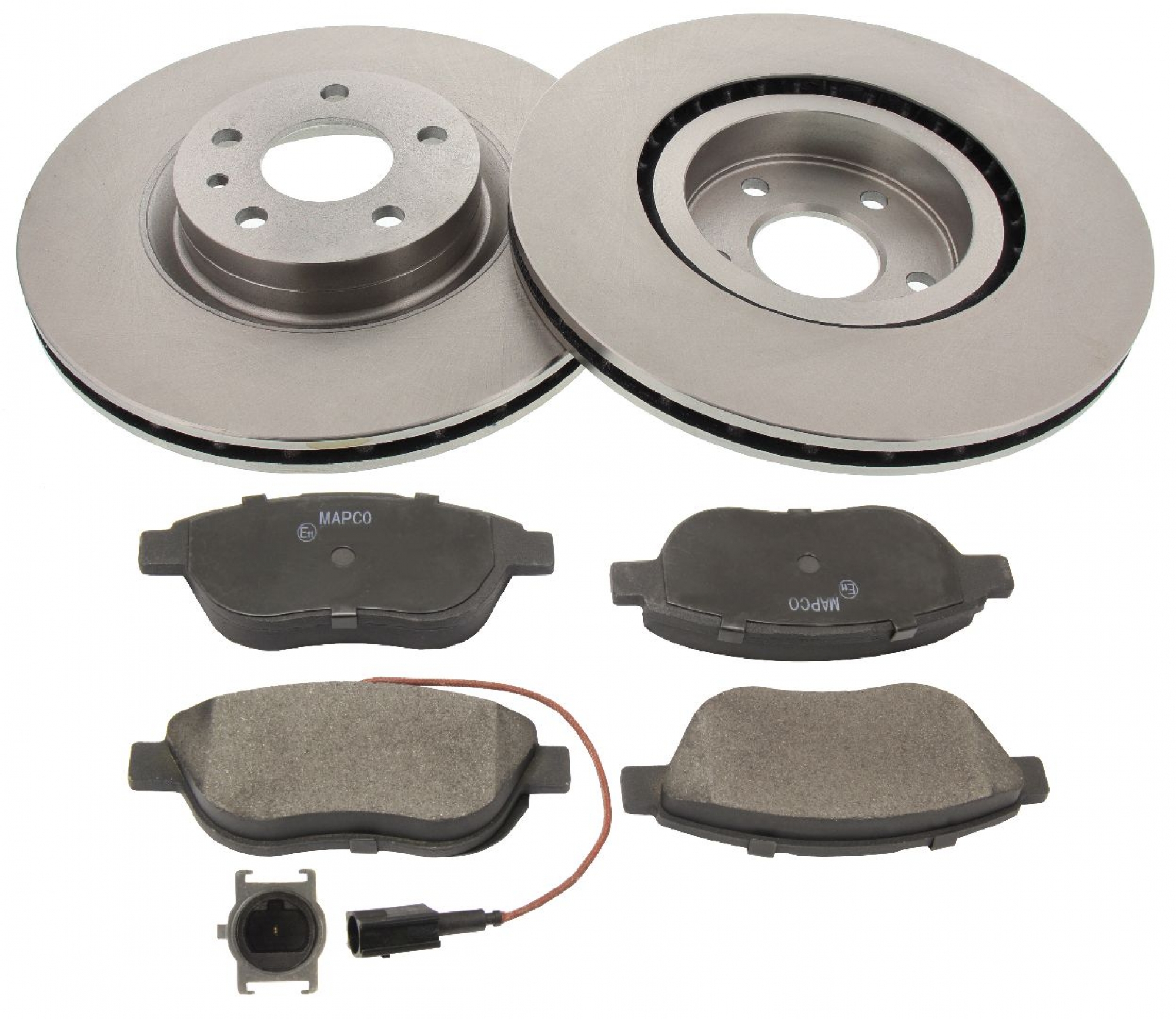 Bremsensatz, Scheibenbremse, Vorderachse, Satz, FIAT, OPEL, VAUXHALL