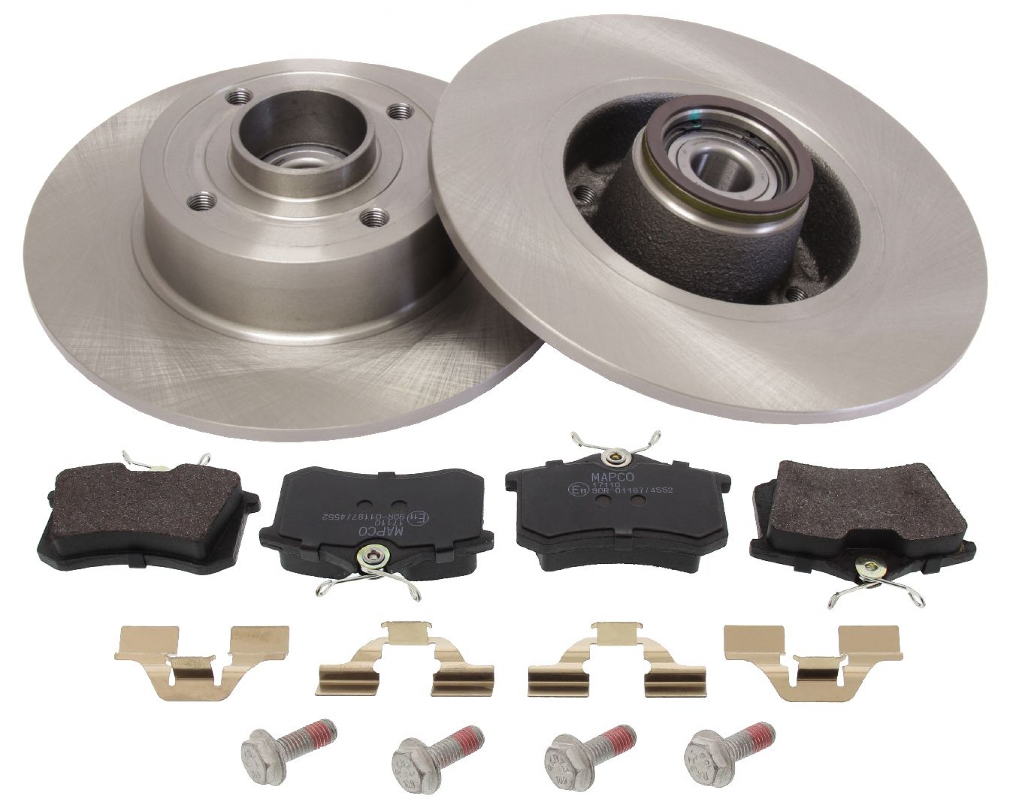 Bremsensatz, Scheibenbremse, Hinterachse, Satz, NISSAN, RENAULT