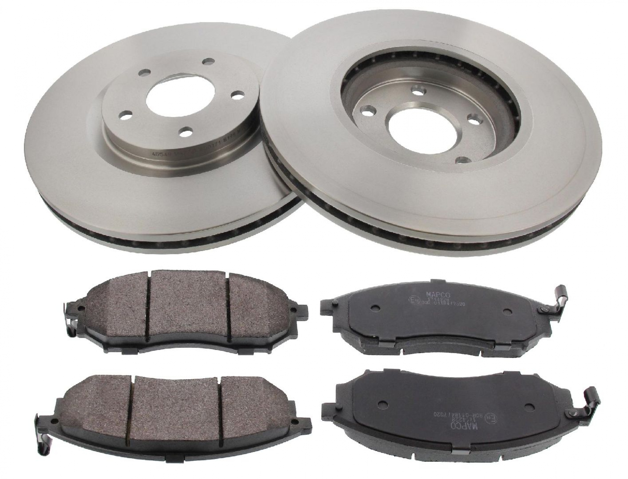 Bremsensatz, Scheibenbremse, Vorderachse, Satz, NISSAN