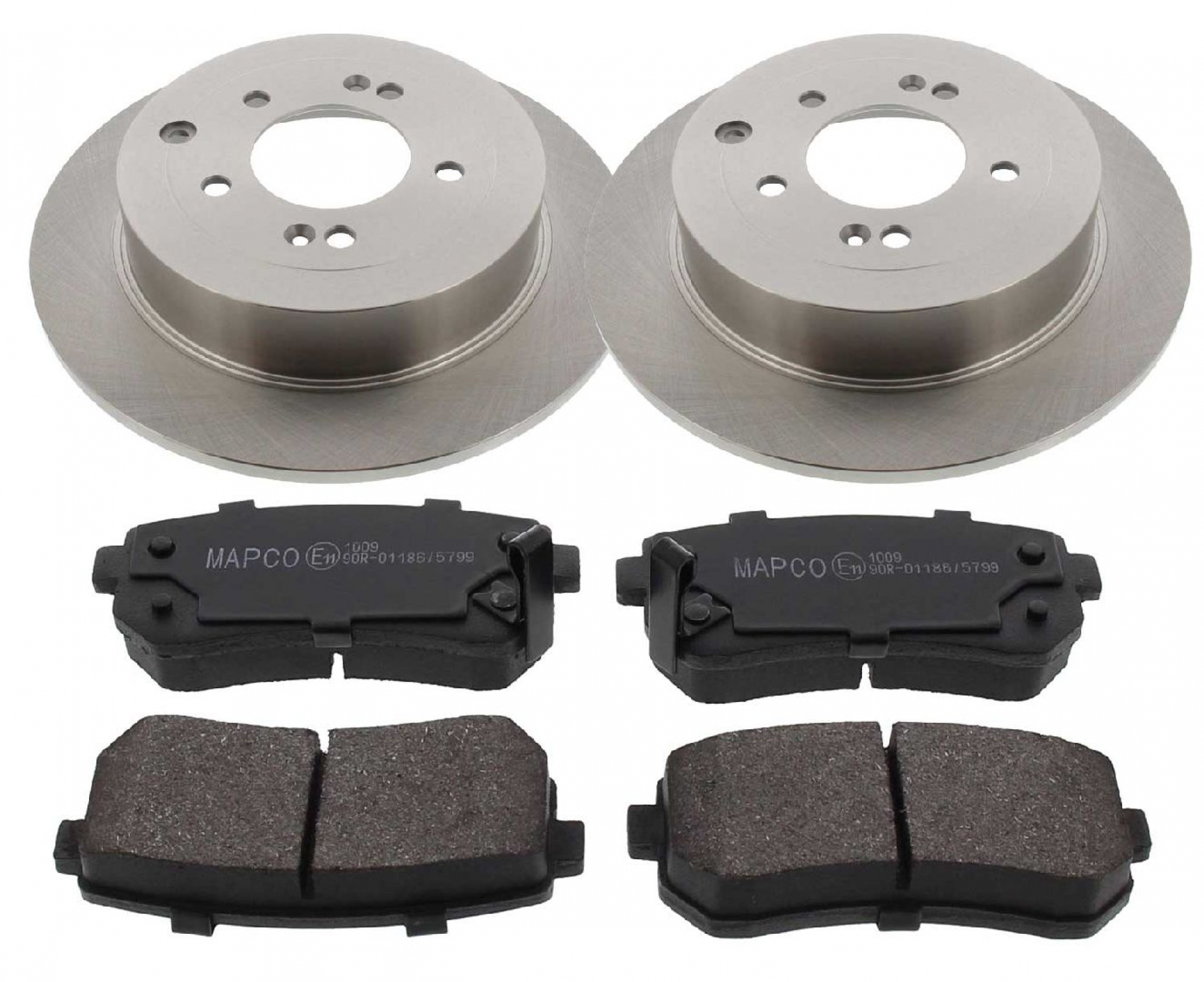 Bremsensatz, Scheibenbremse, Hinterachse, Satz, HYUNDAI, KIA