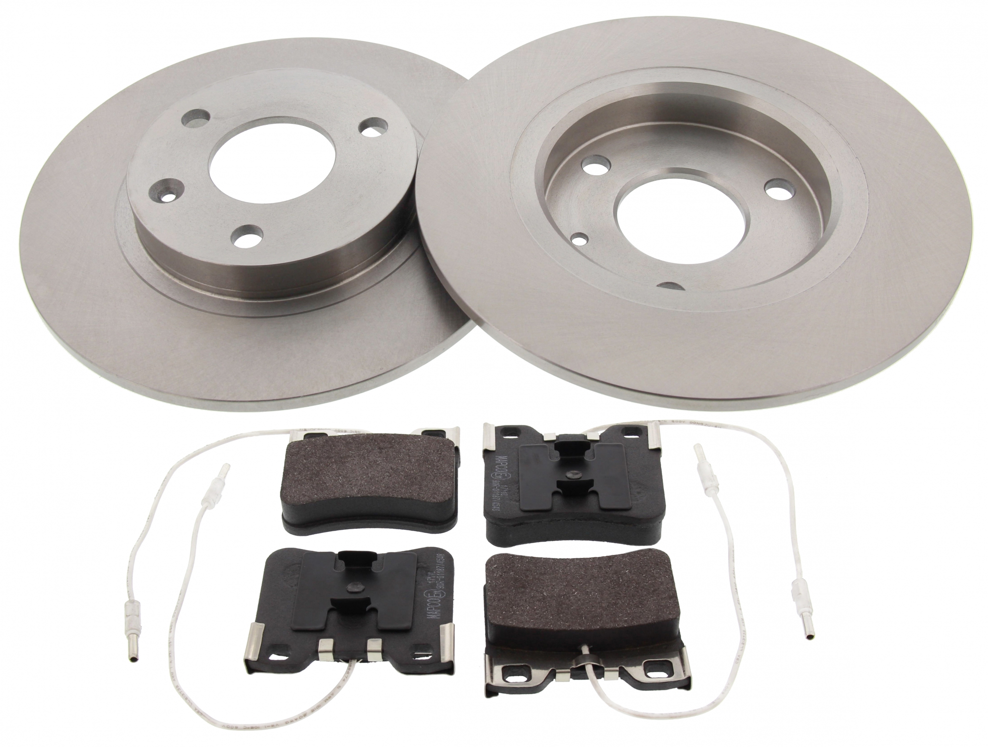 Bremsensatz, Scheibenbremse, Vorderachse, für voll, 238 mm, 3-Loch, Peugeot 106 I + II, Citroen Saxo, AX