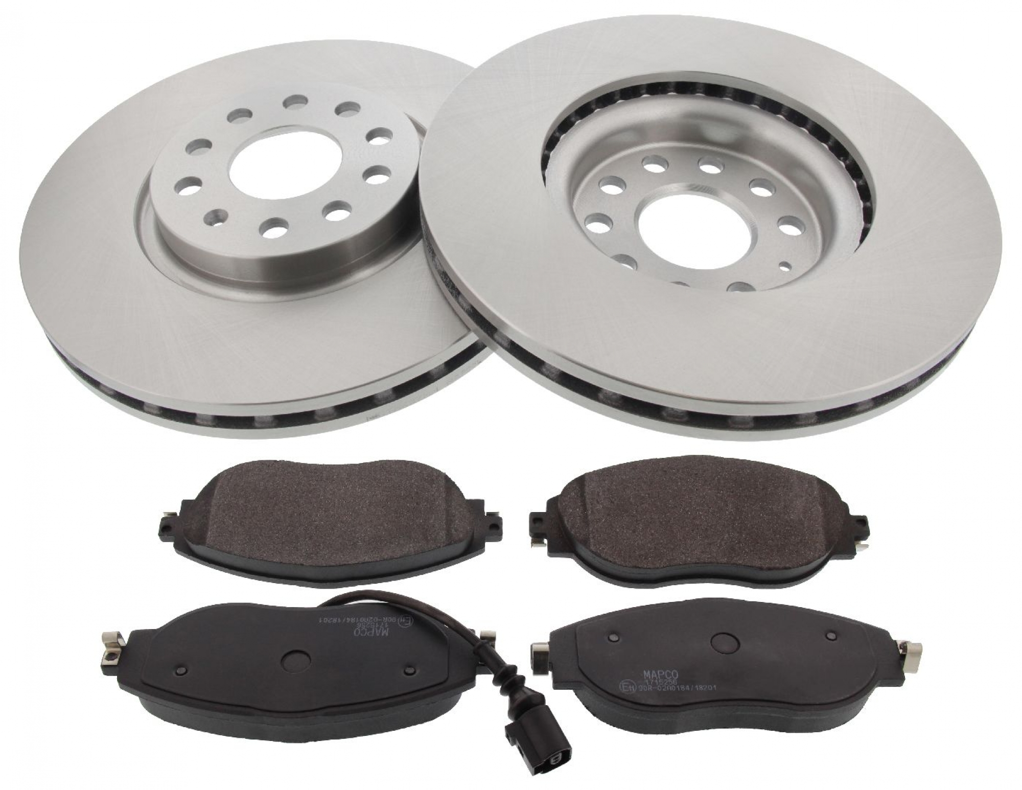 Bremsensatz, Scheibenbremse, Satz, Vorderachse, SKODA, VW