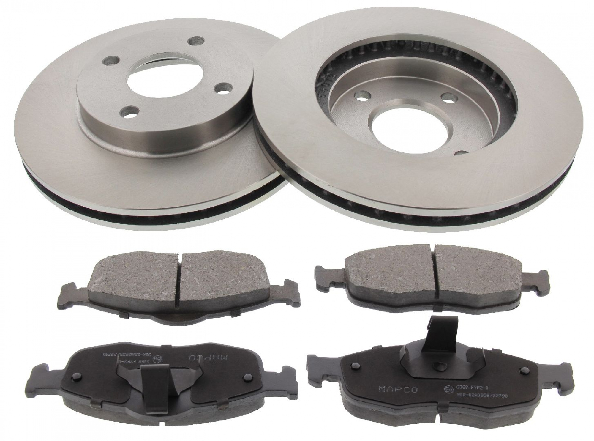 Bremsensatz, Scheibenbremse, Satz, Vorderachse, FORD