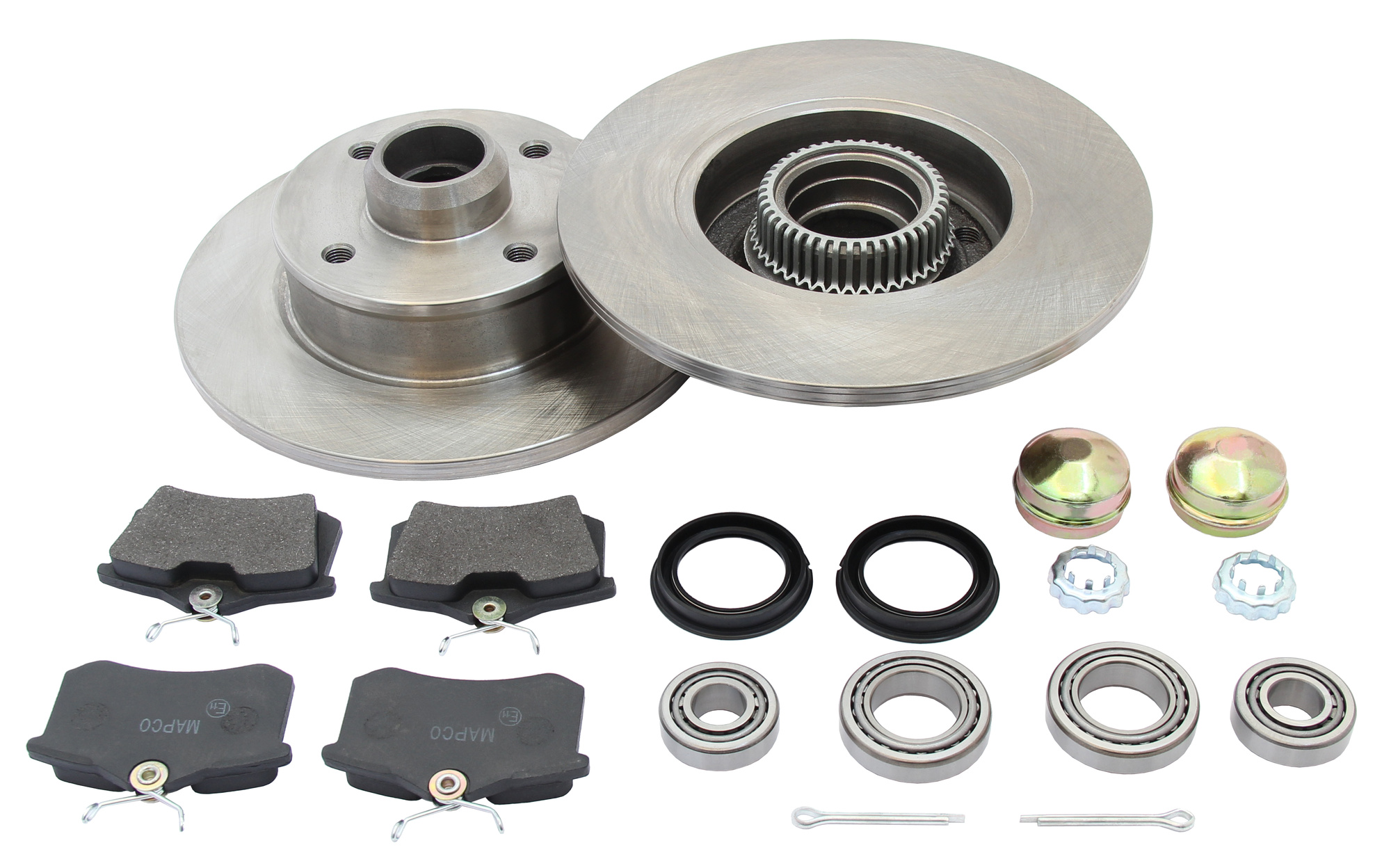 Bremsensatz, Scheibenbremse, Satz, Hinterachse, SEAT, VW