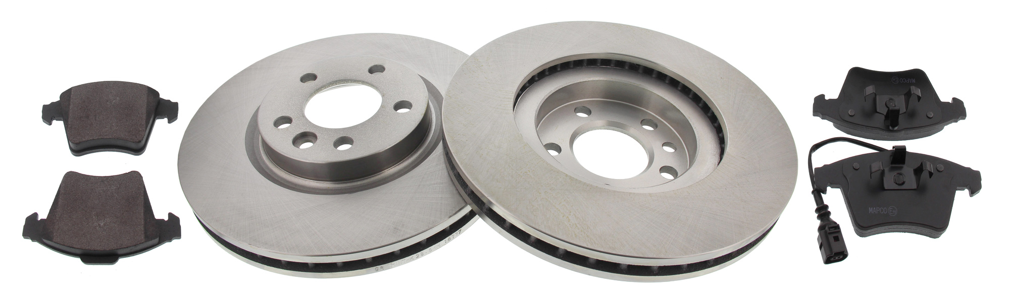 Bremsensatz, Scheibenbremse, Vorderachse, Satz, VW