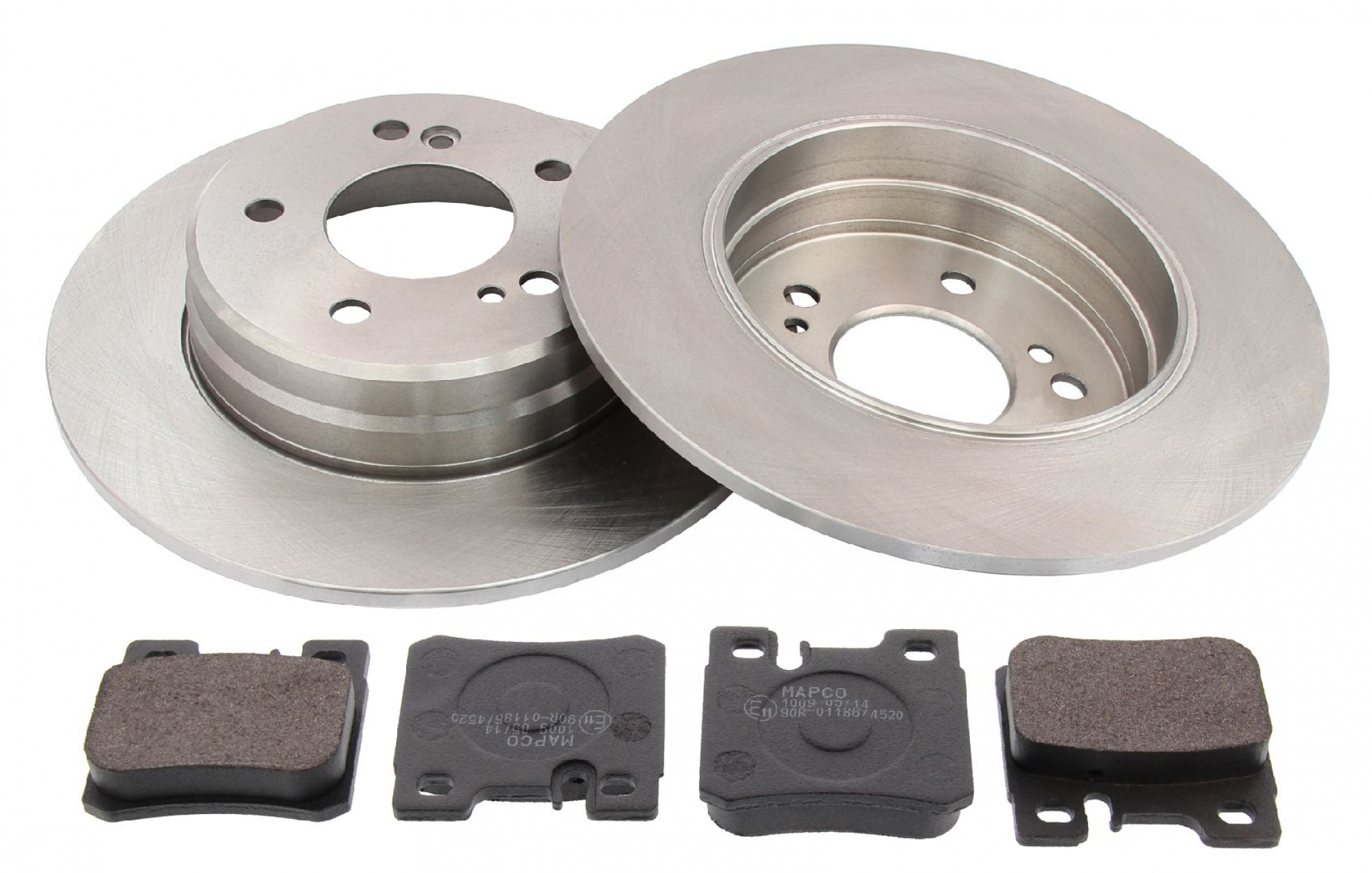 Bremsensatz, Scheibenbremse, Hinterachse, Satz, MERCEDES-BENZ